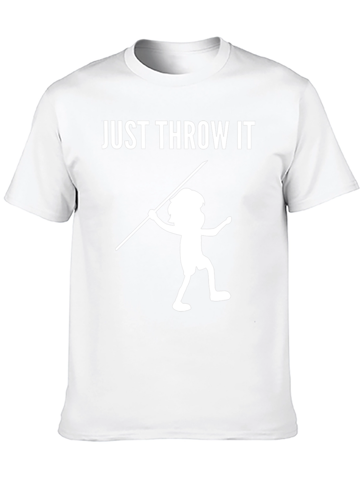 Just Throw It! Novelty Black T-Shirt