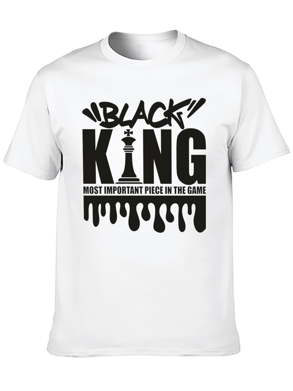 Black King Chess T-Shirt - Most Important Piece