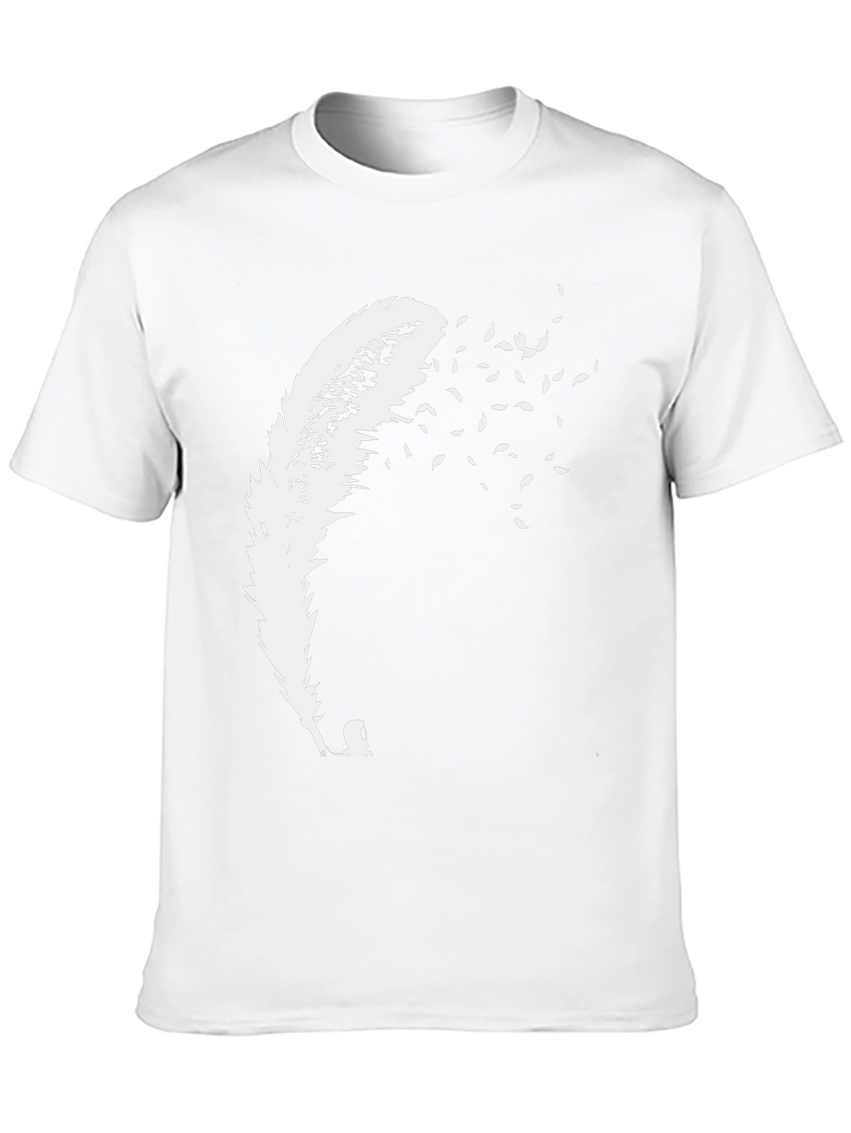 Feather Fade T-Shirt - Black