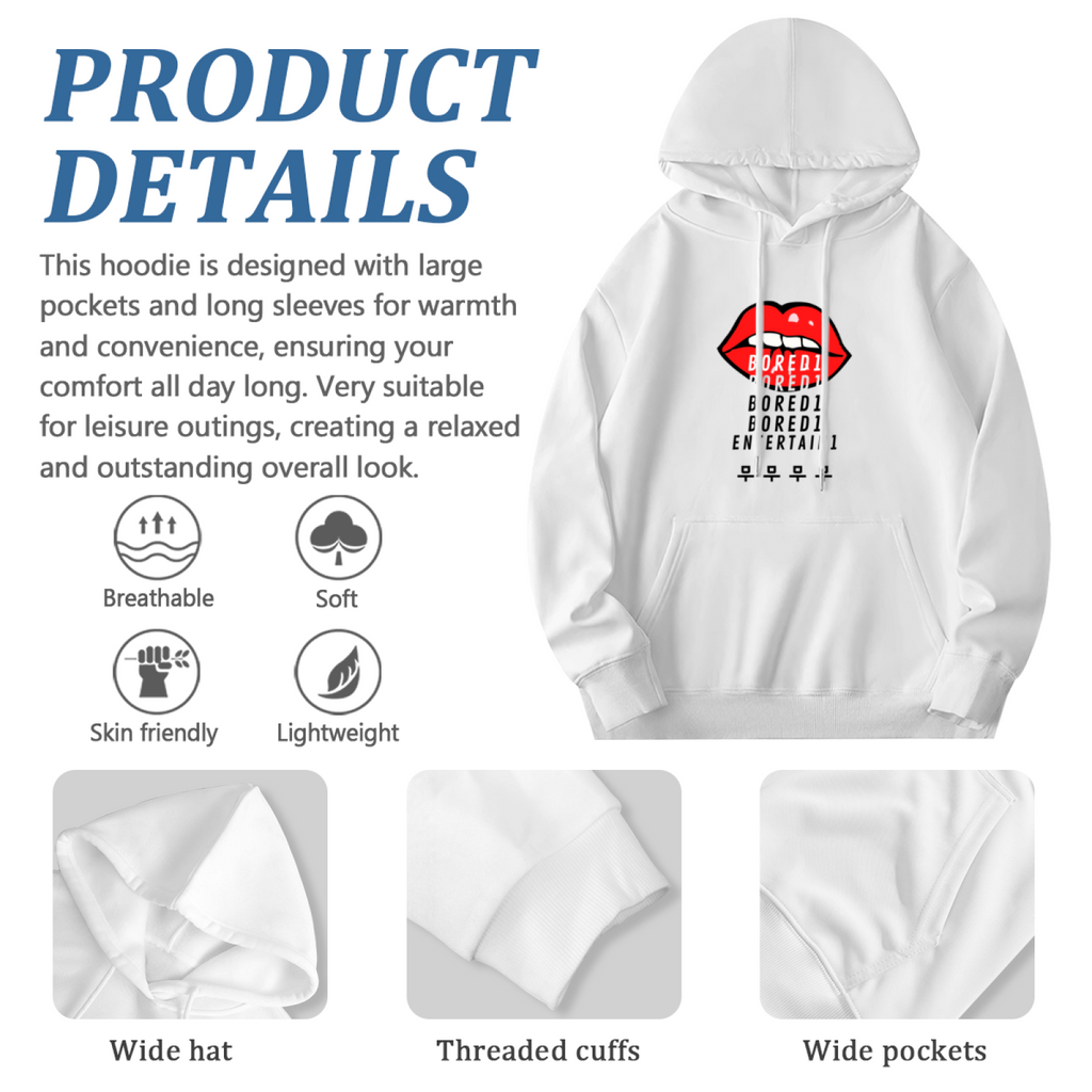 Trendy Graphic Hoodie - Unique Design