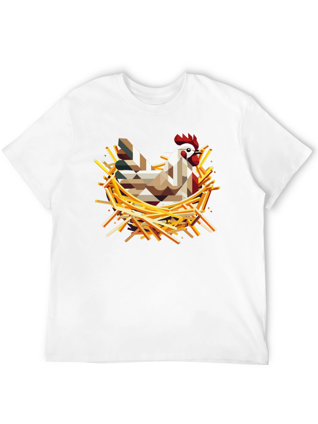 Geometric Chicken Nest T-Shirt