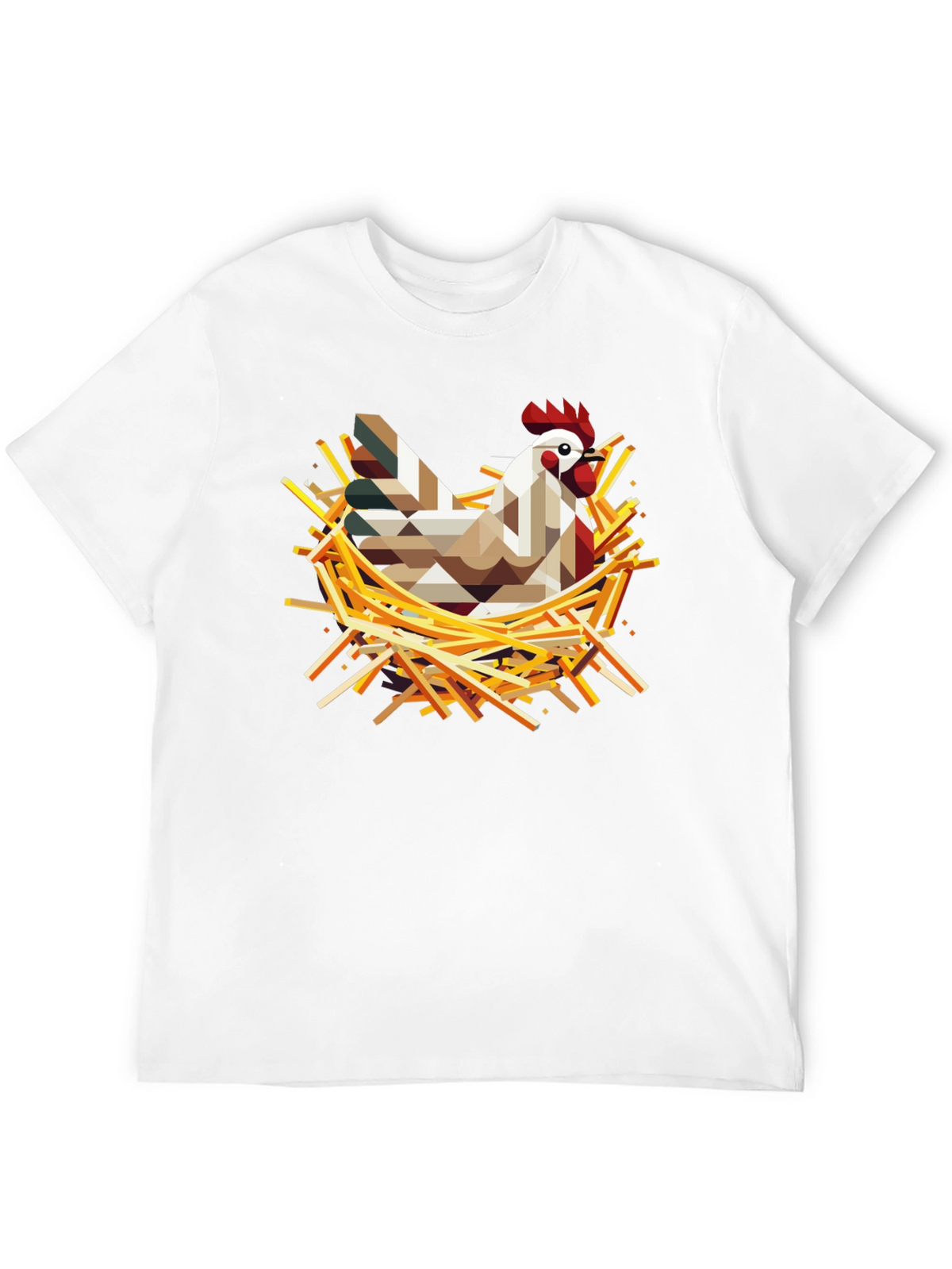 Geometric Chicken Nest T-Shirt