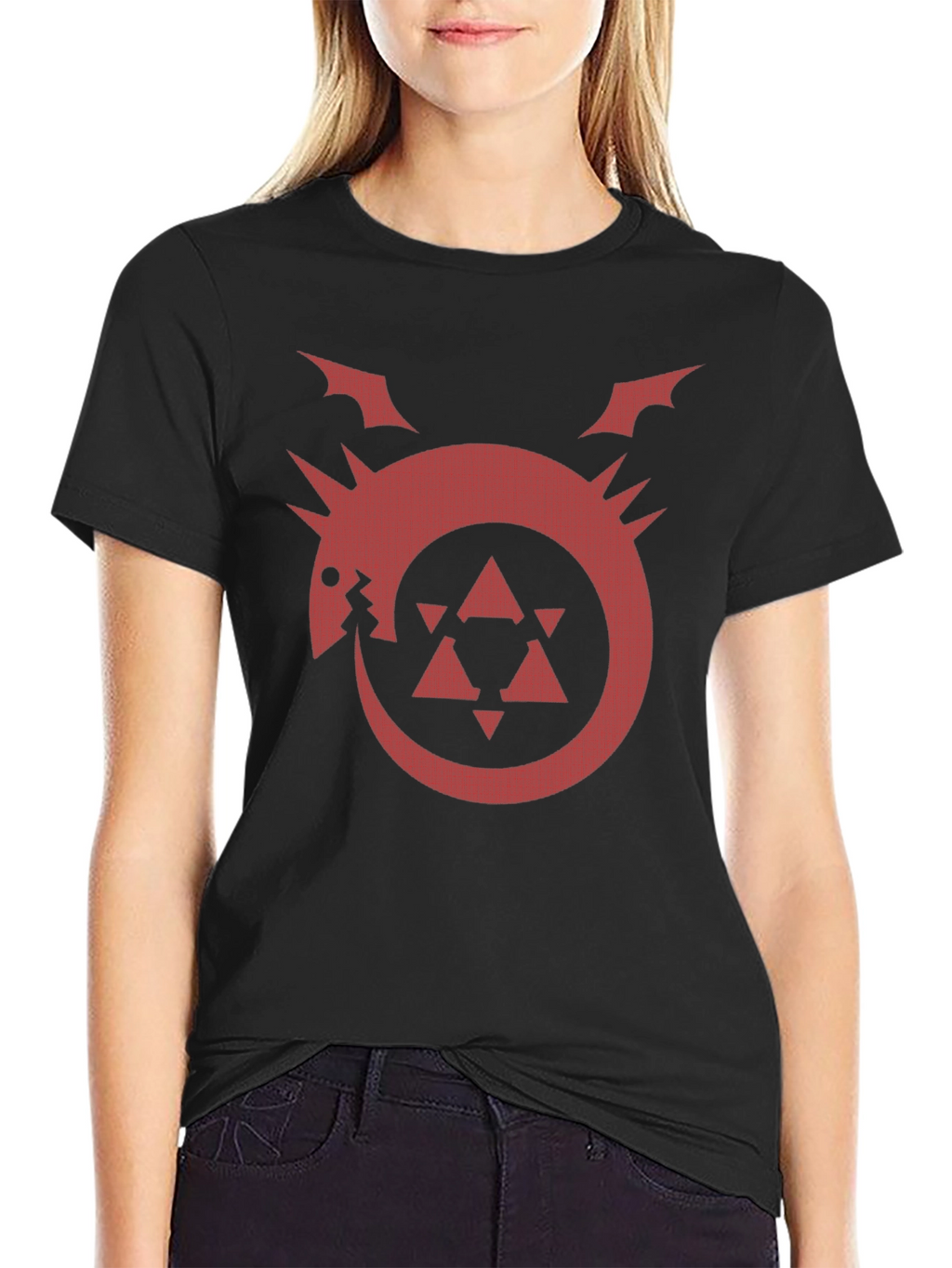 Ouroboros Fullmetal Alchemist Black T-Shirt