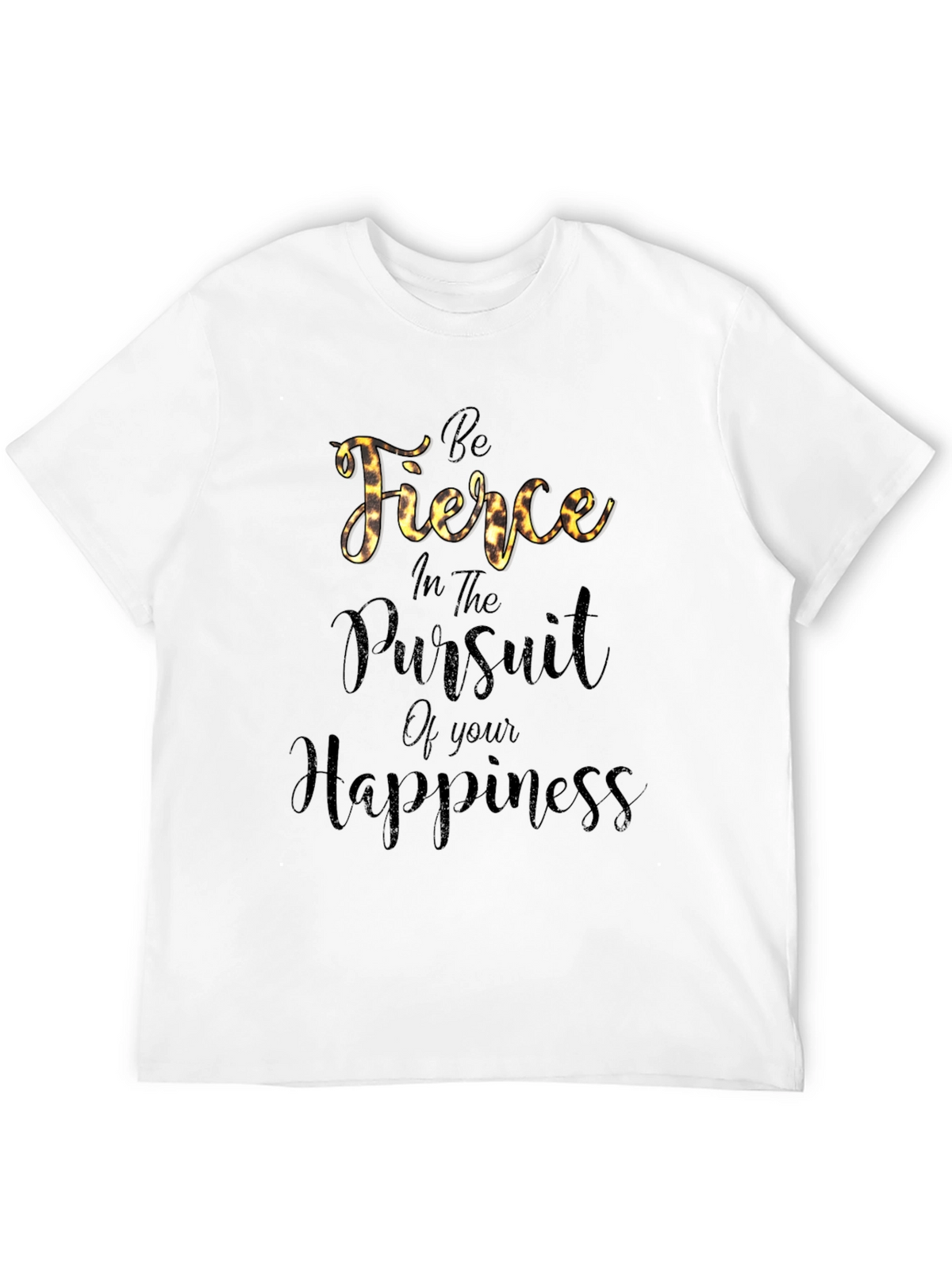 Be Fierce Black Graphic Tee