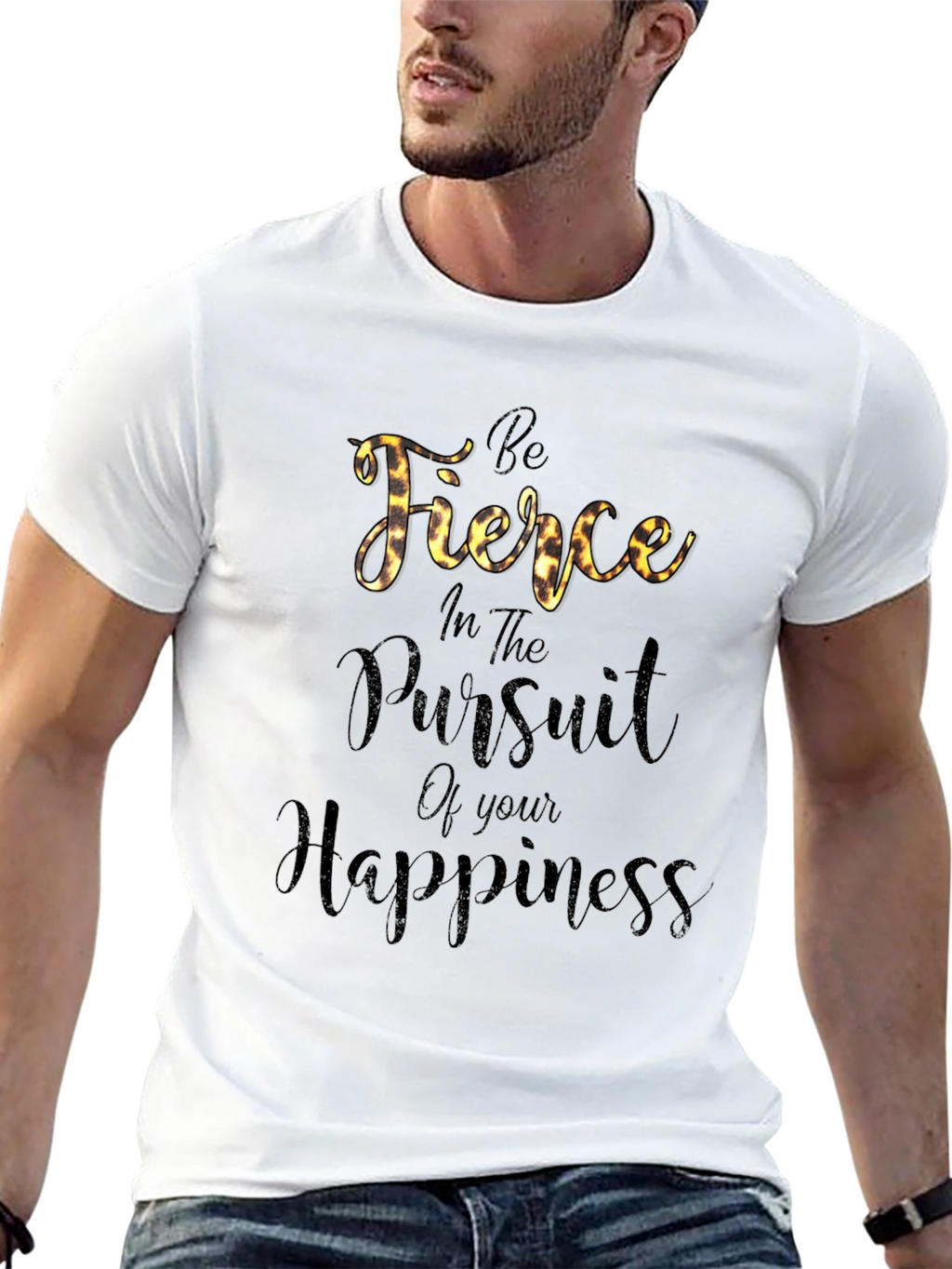 Be Fierce Black Graphic Tee