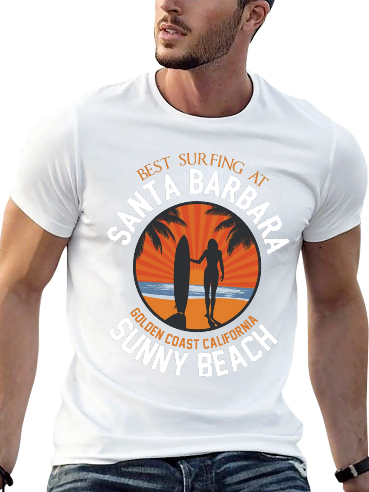 Santa Barbara Surfing T-Shirt
