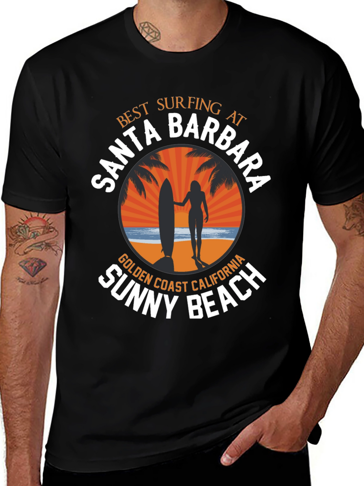 Santa Barbara Surfing T-Shirt