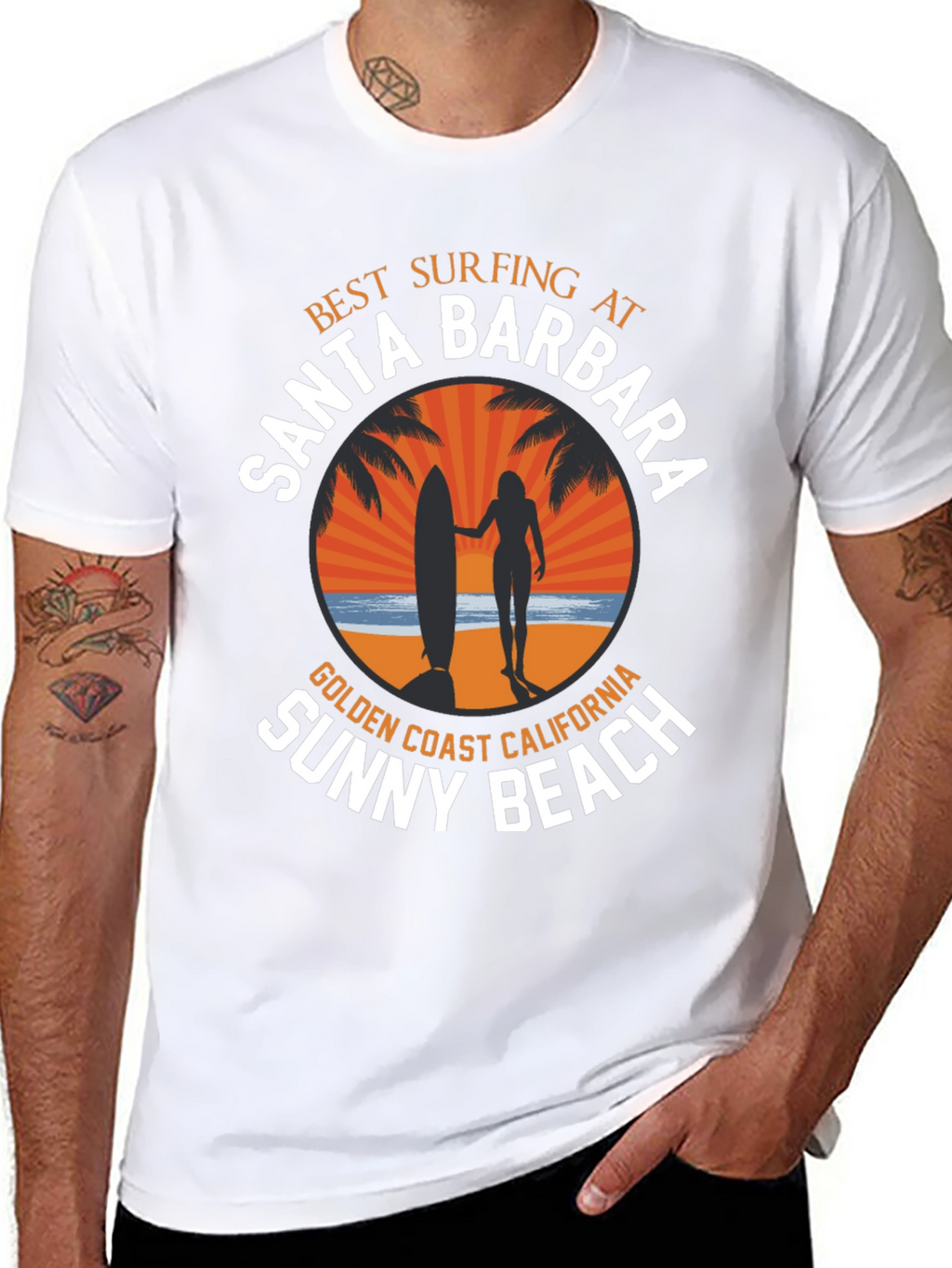 Santa Barbara Surfing T-Shirt