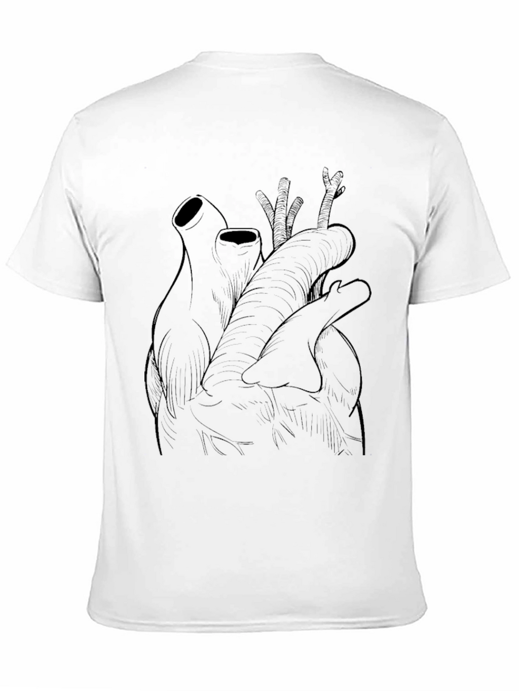 Anatomical Heart Graphic Tee - Black