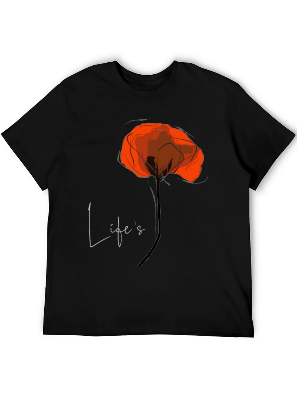 Lifes a Poppy T-Shirt - Stylish Graphic Tee