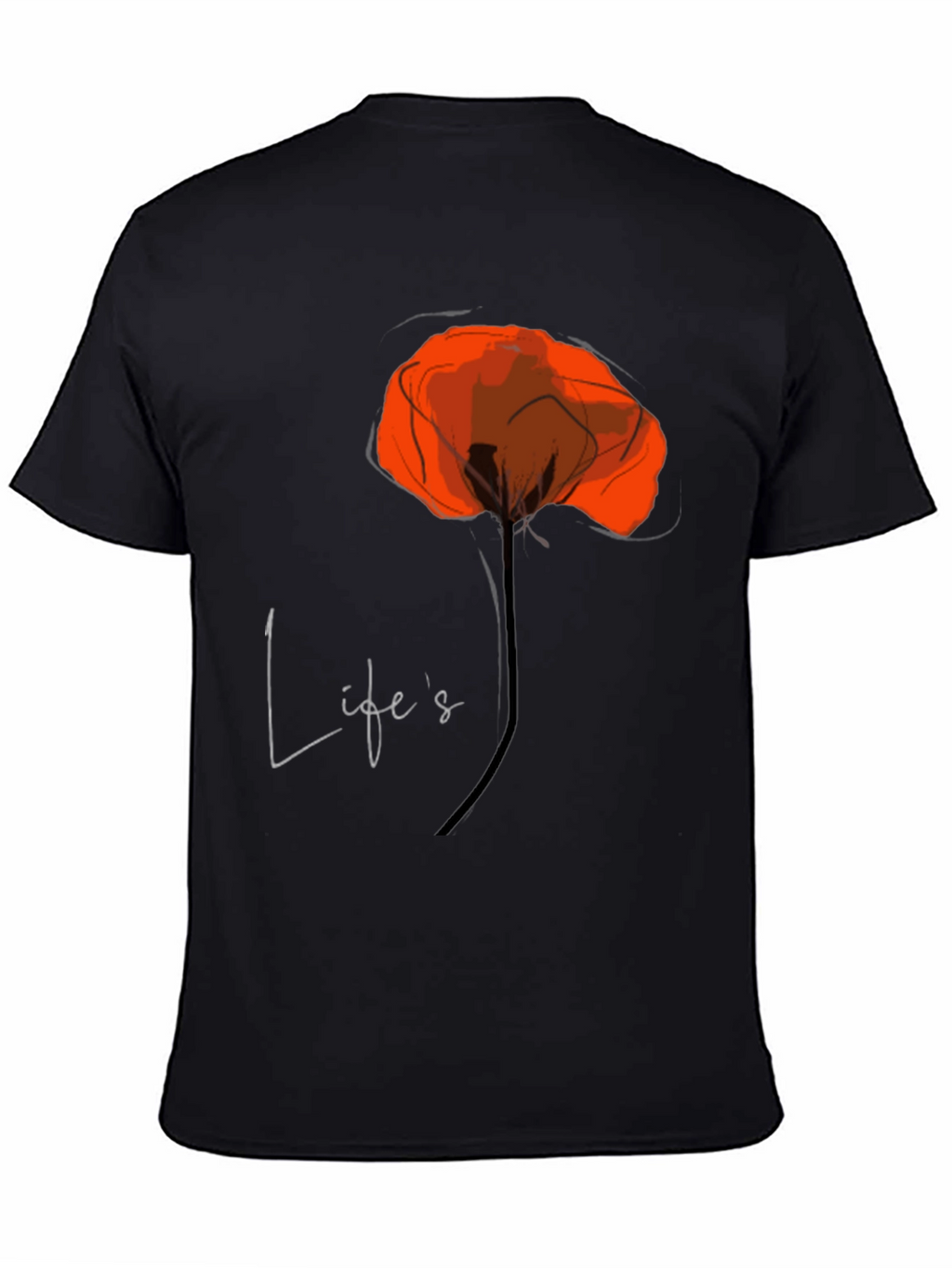 Lifes a Poppy T-Shirt - Stylish Graphic Tee