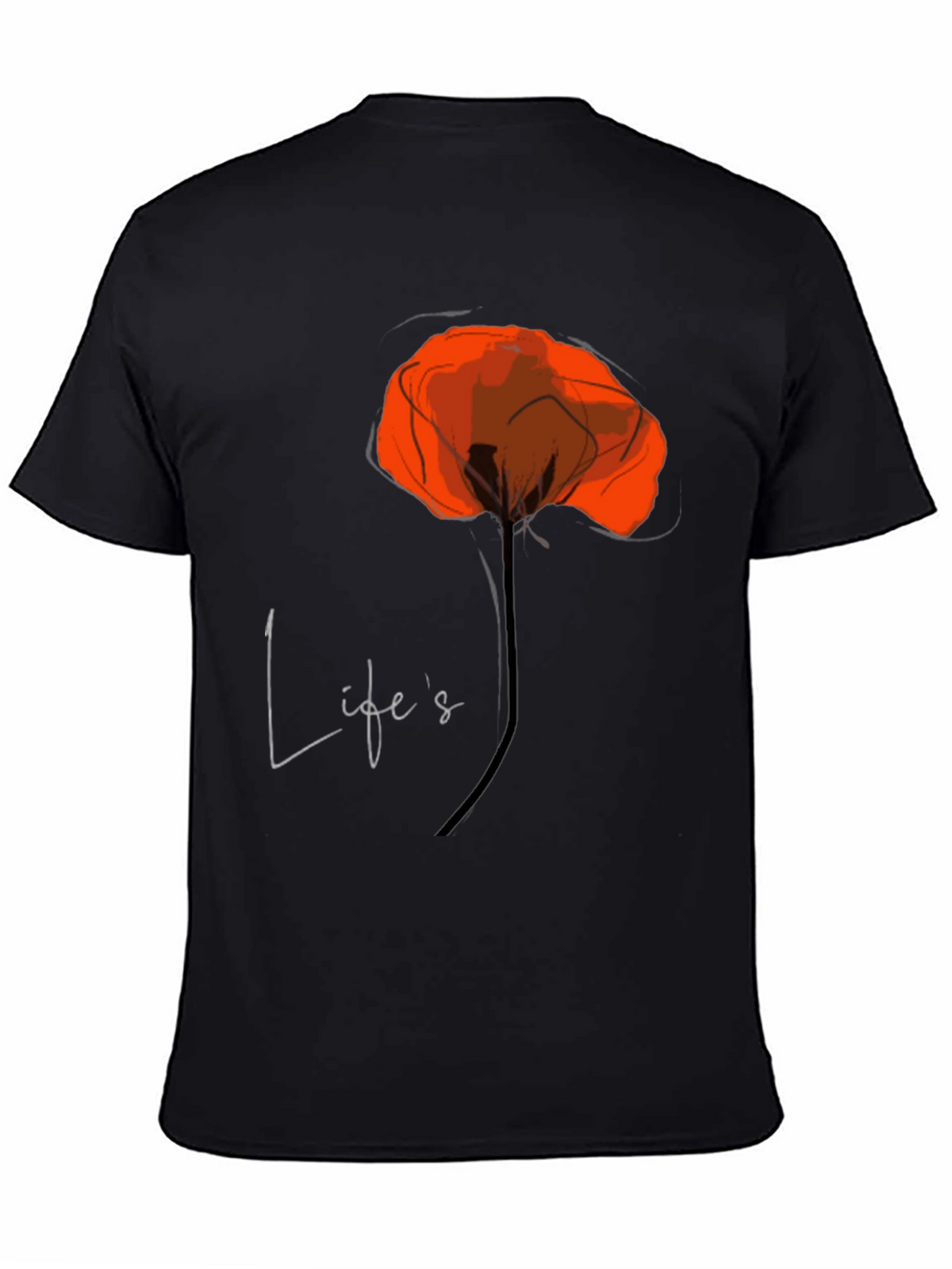Lifes a Poppy T-Shirt - Stylish Graphic Tee