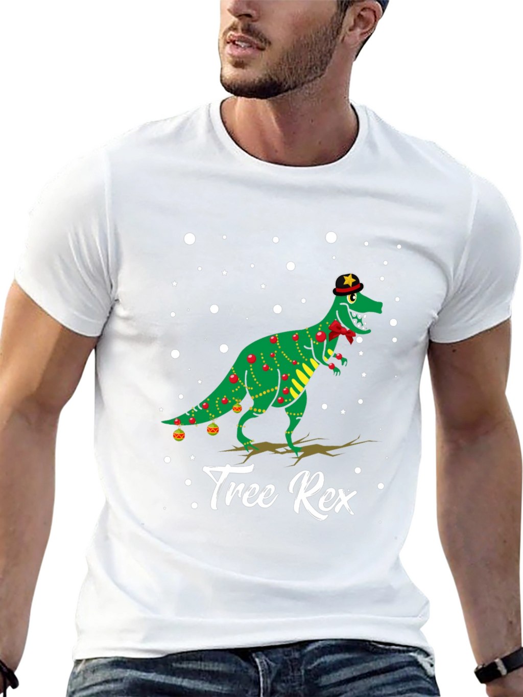Festive Tree Rex T-Shirt