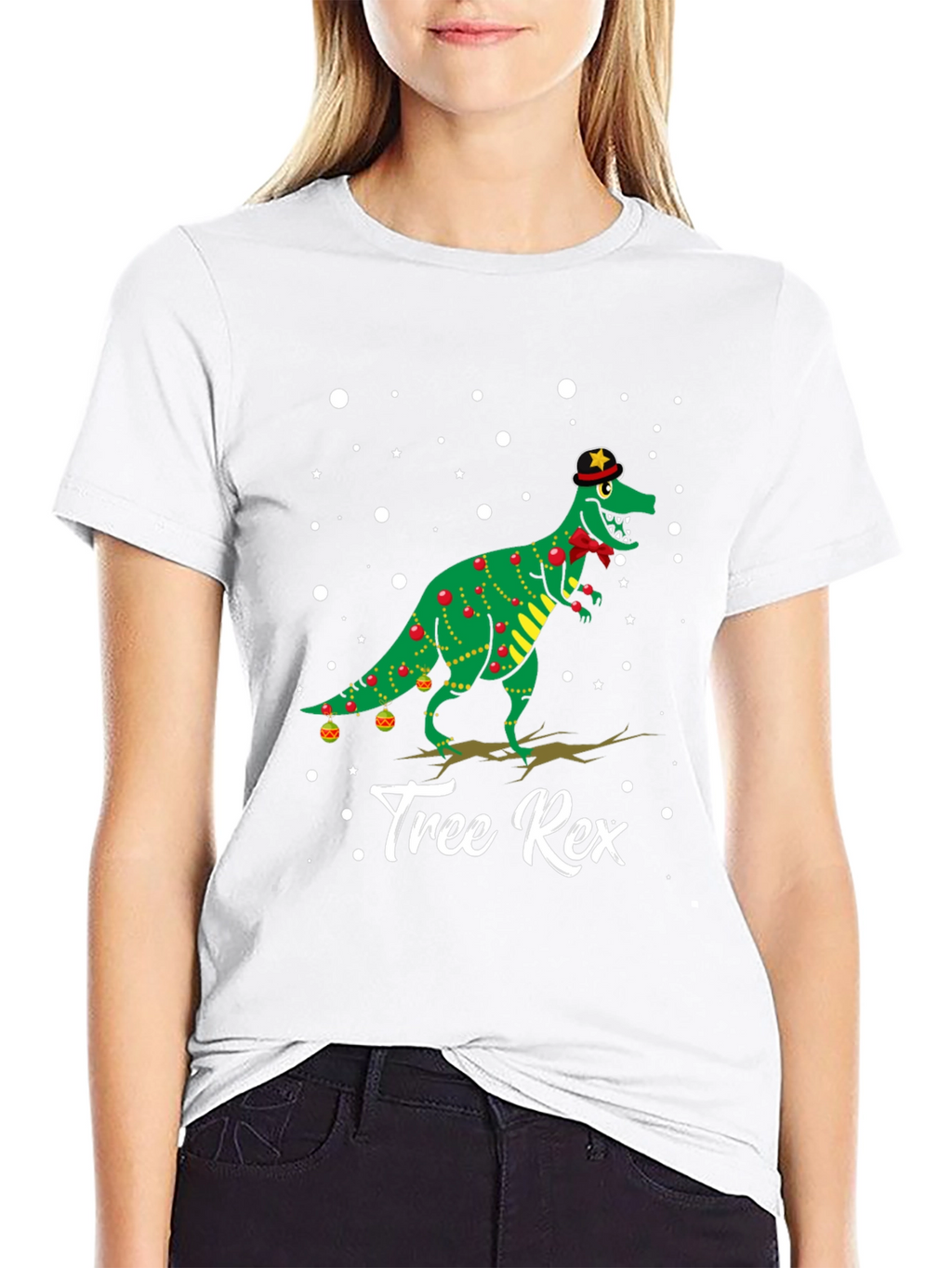 Festive Tree Rex T-Shirt
