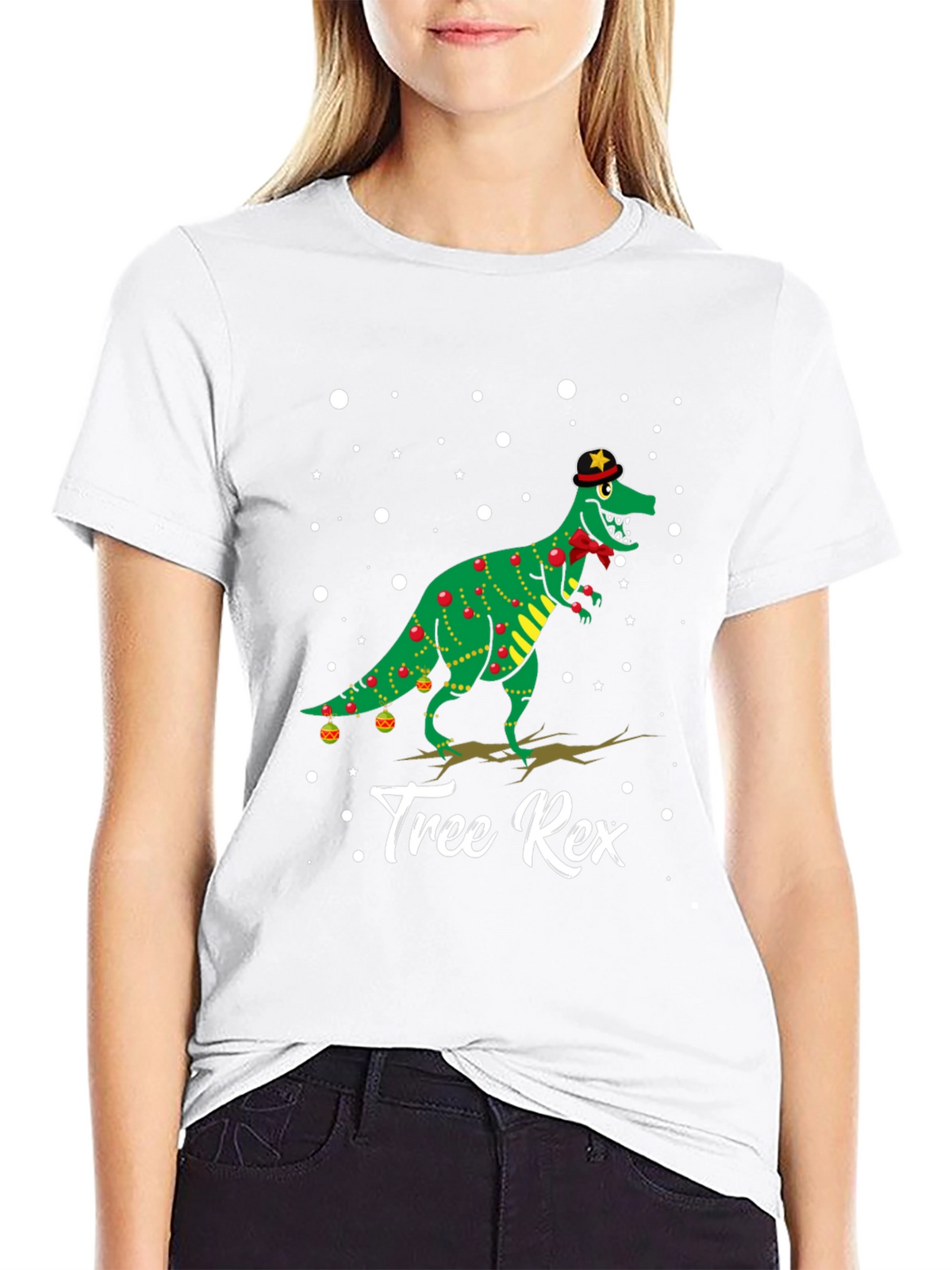Festive Tree Rex T-Shirt