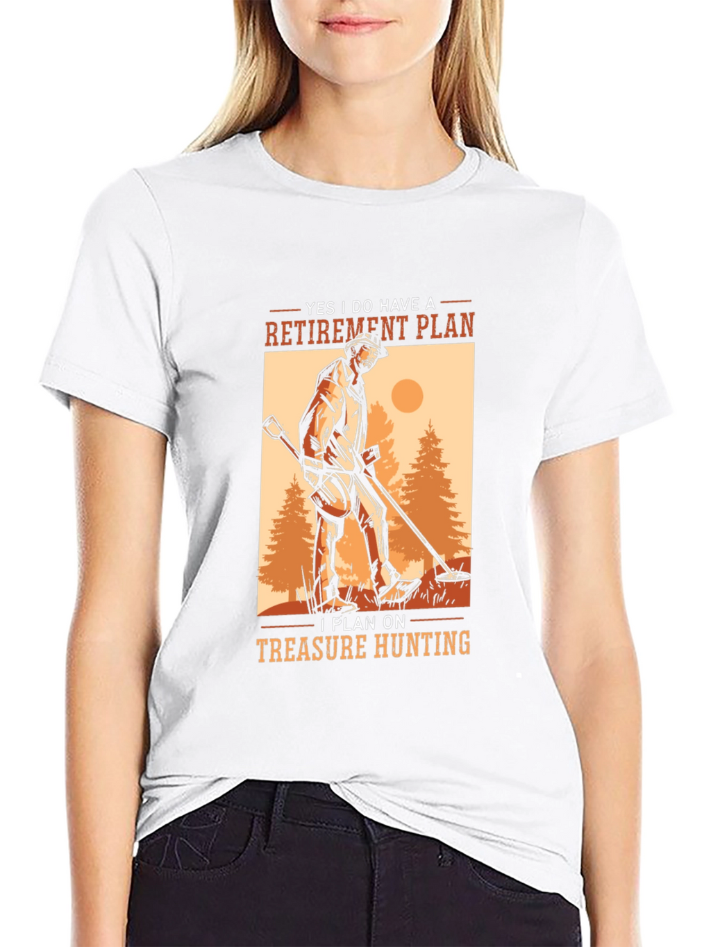 Retirement Plan Treasure Hunting Graphic Tee