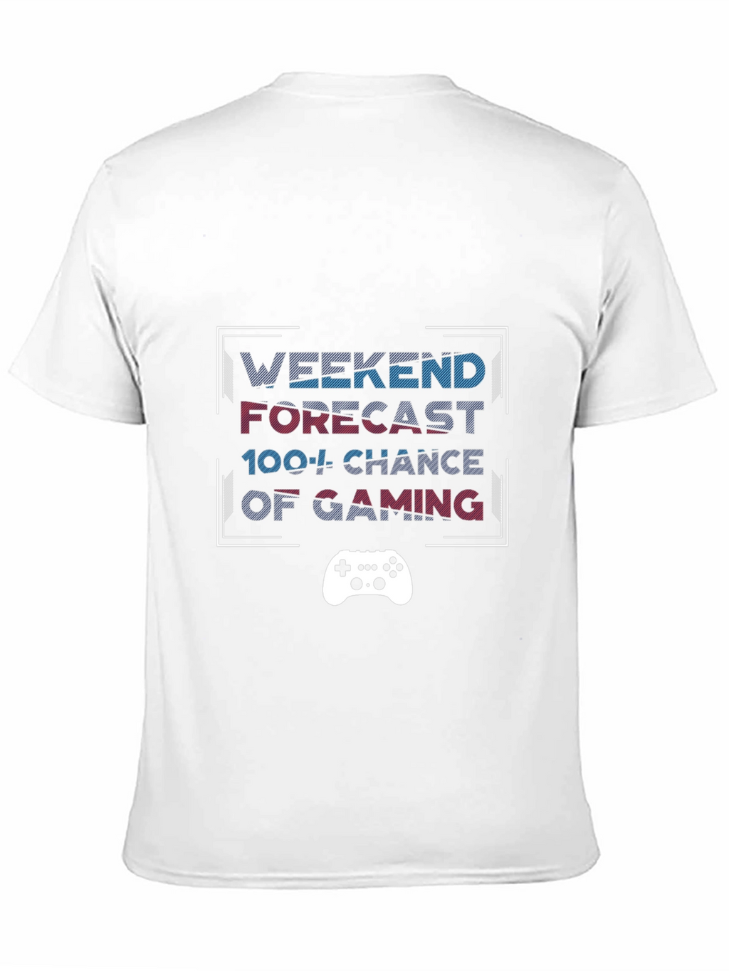 Weekend Gaming Forecast Black T-Shirt