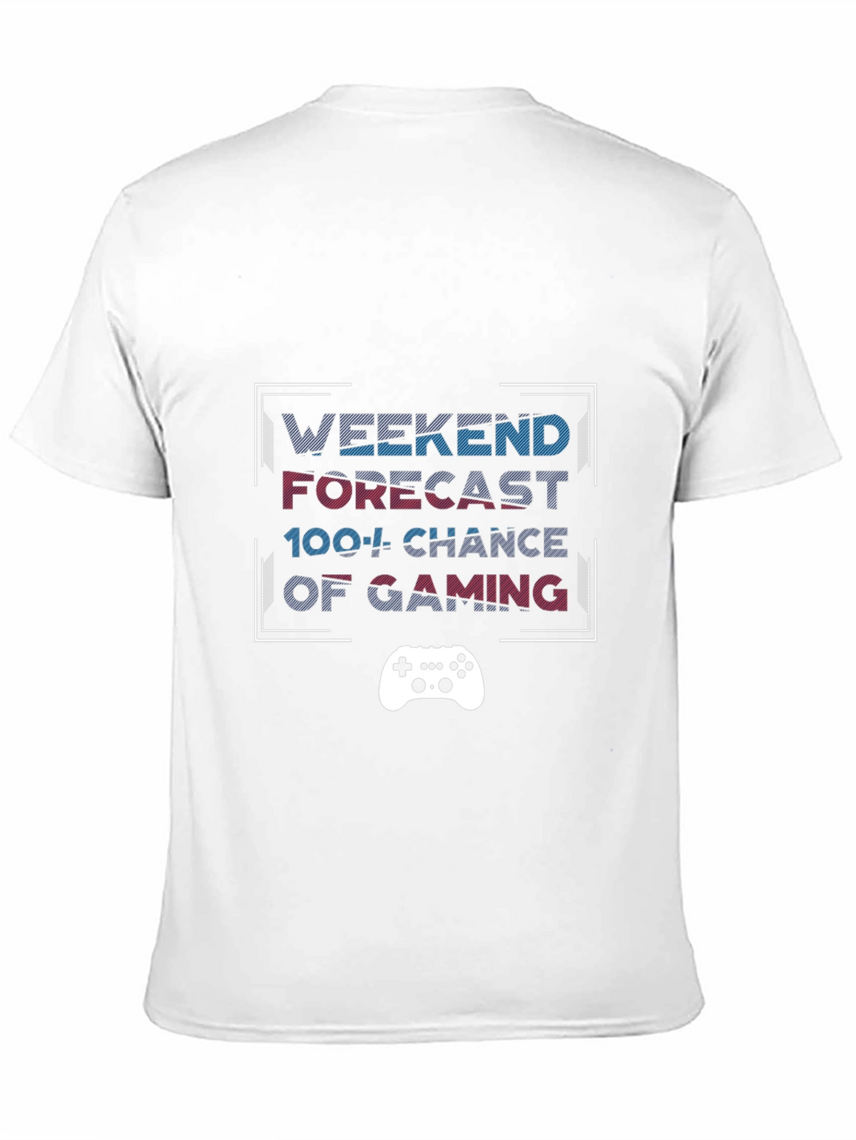 Weekend Gaming Forecast Black T-Shirt