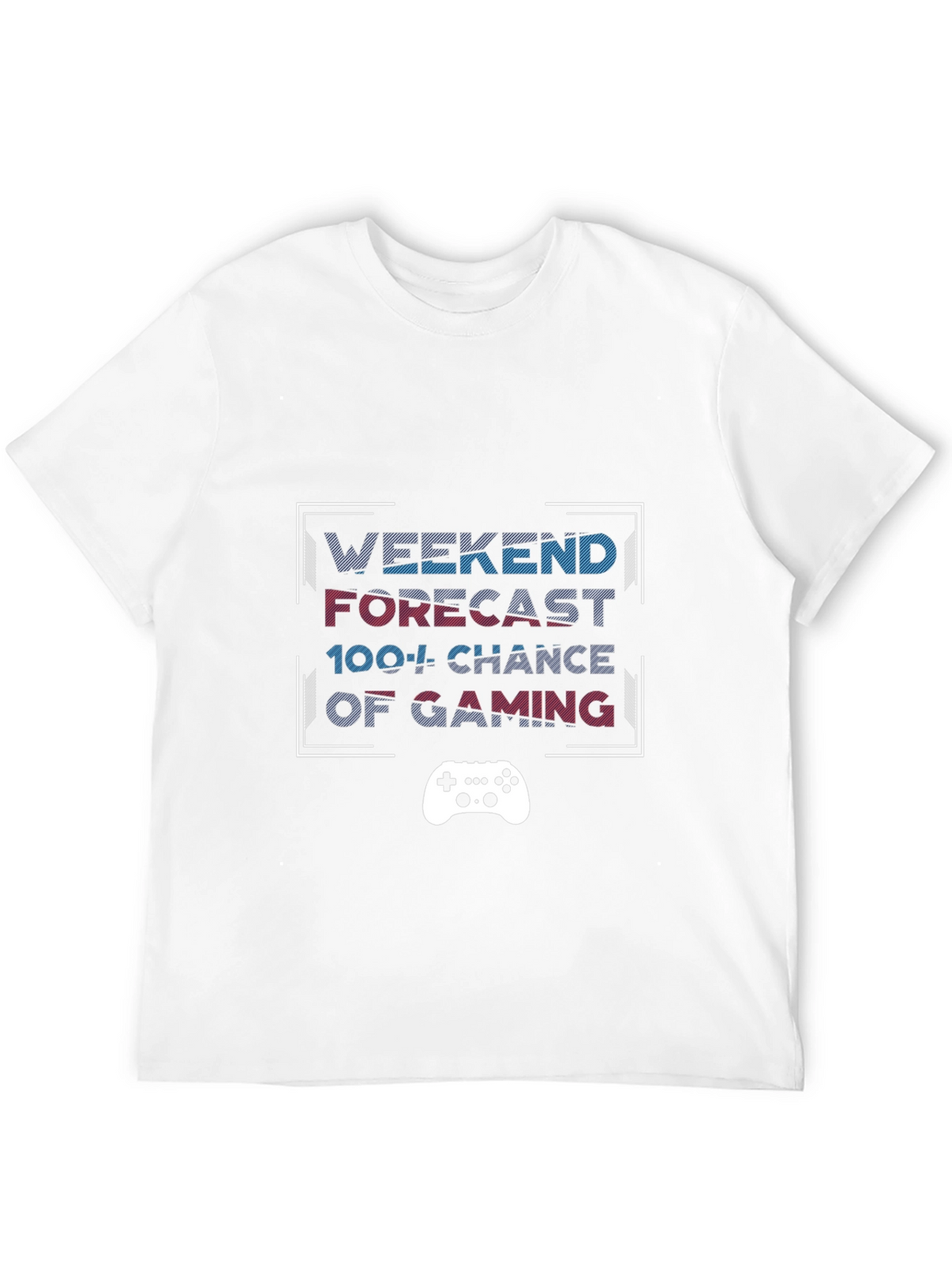 Weekend Gaming Forecast Black T-Shirt