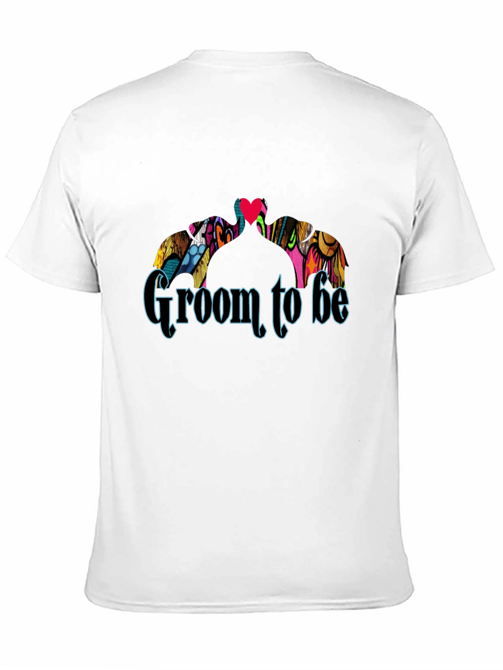 Groom To Be Black Crew Neck Graphic T-Shirt