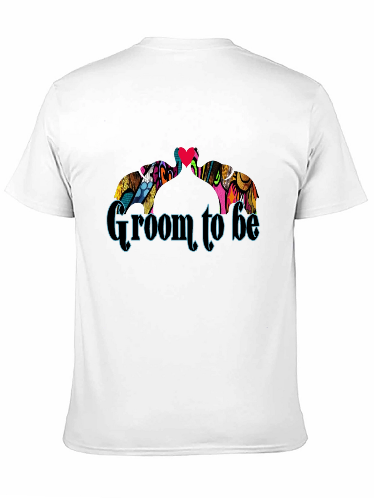 Groom To Be Black Crew Neck Graphic T-Shirt