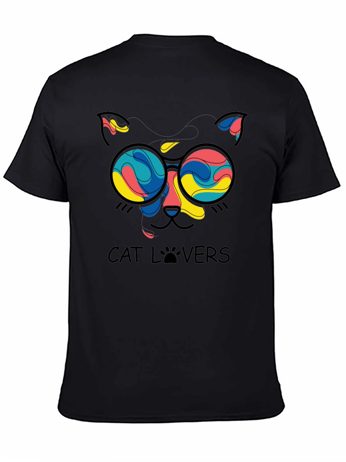 Cat Lovers T-Shirt - Funky Feline Design