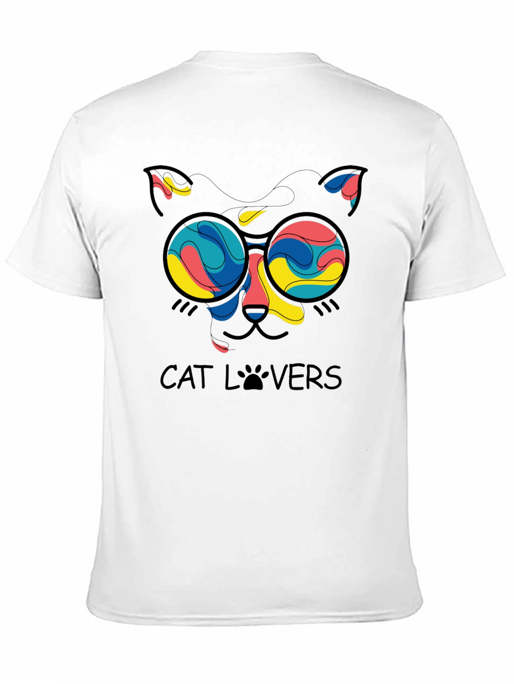 Cat Lovers T-Shirt - Funky Feline Design