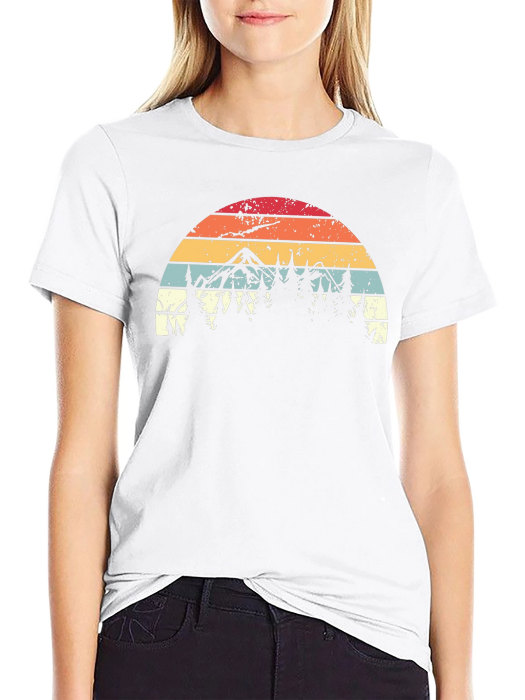 Retro Mountain Forest T-Shirt