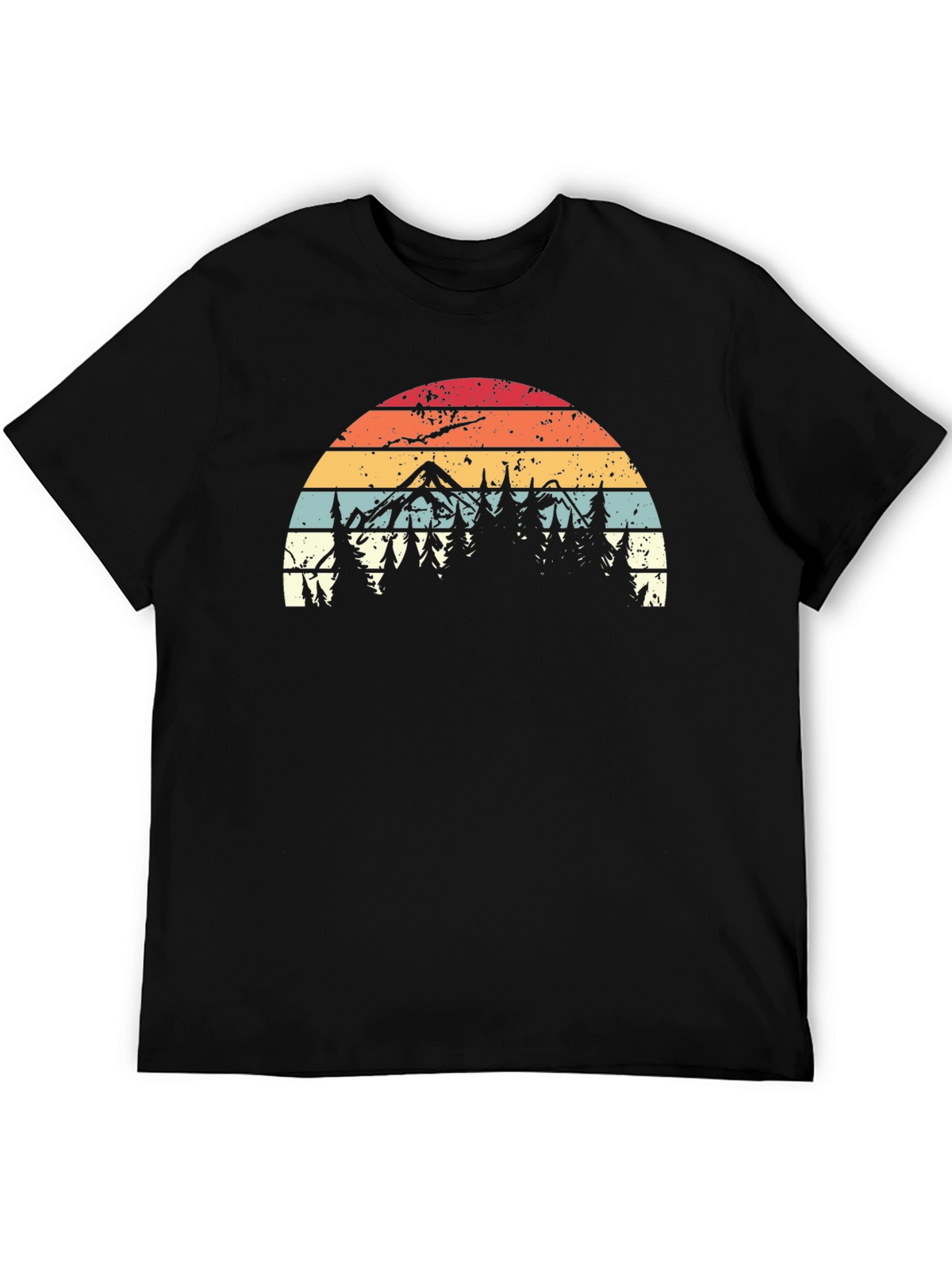 Retro Mountain Forest T-Shirt