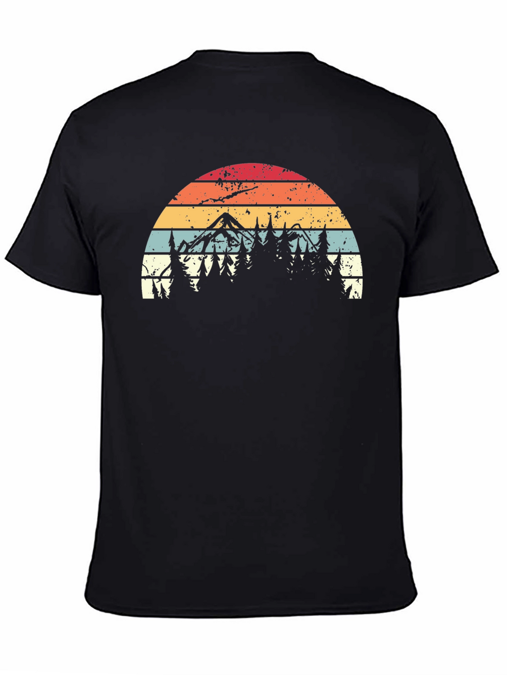 Retro Mountain Forest T-Shirt