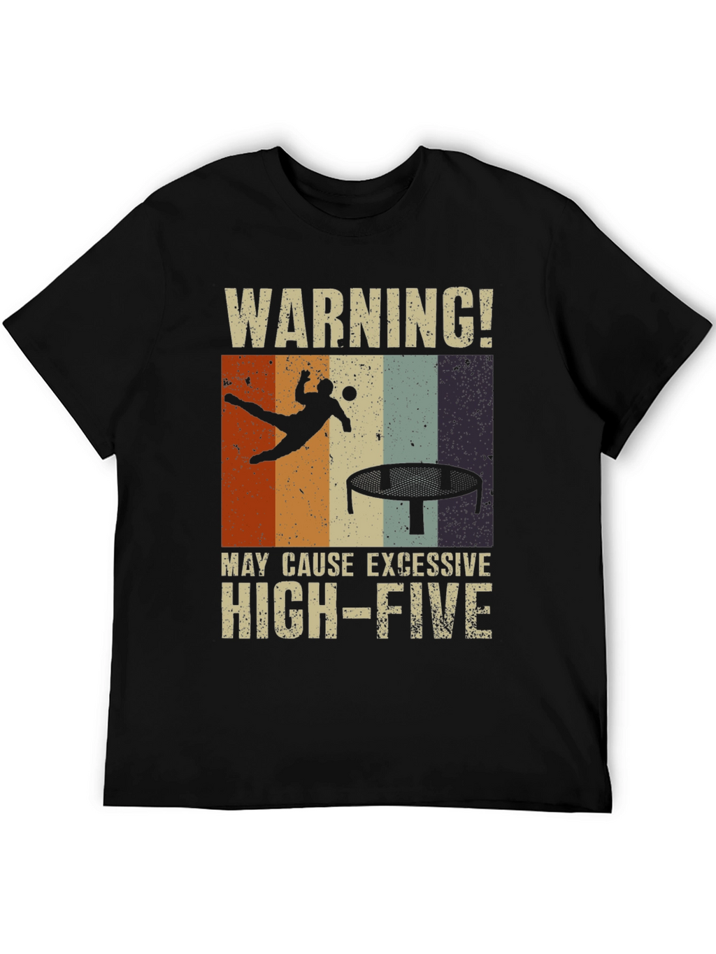 Warning! Excessive High-Five Trampoline T-Shirt