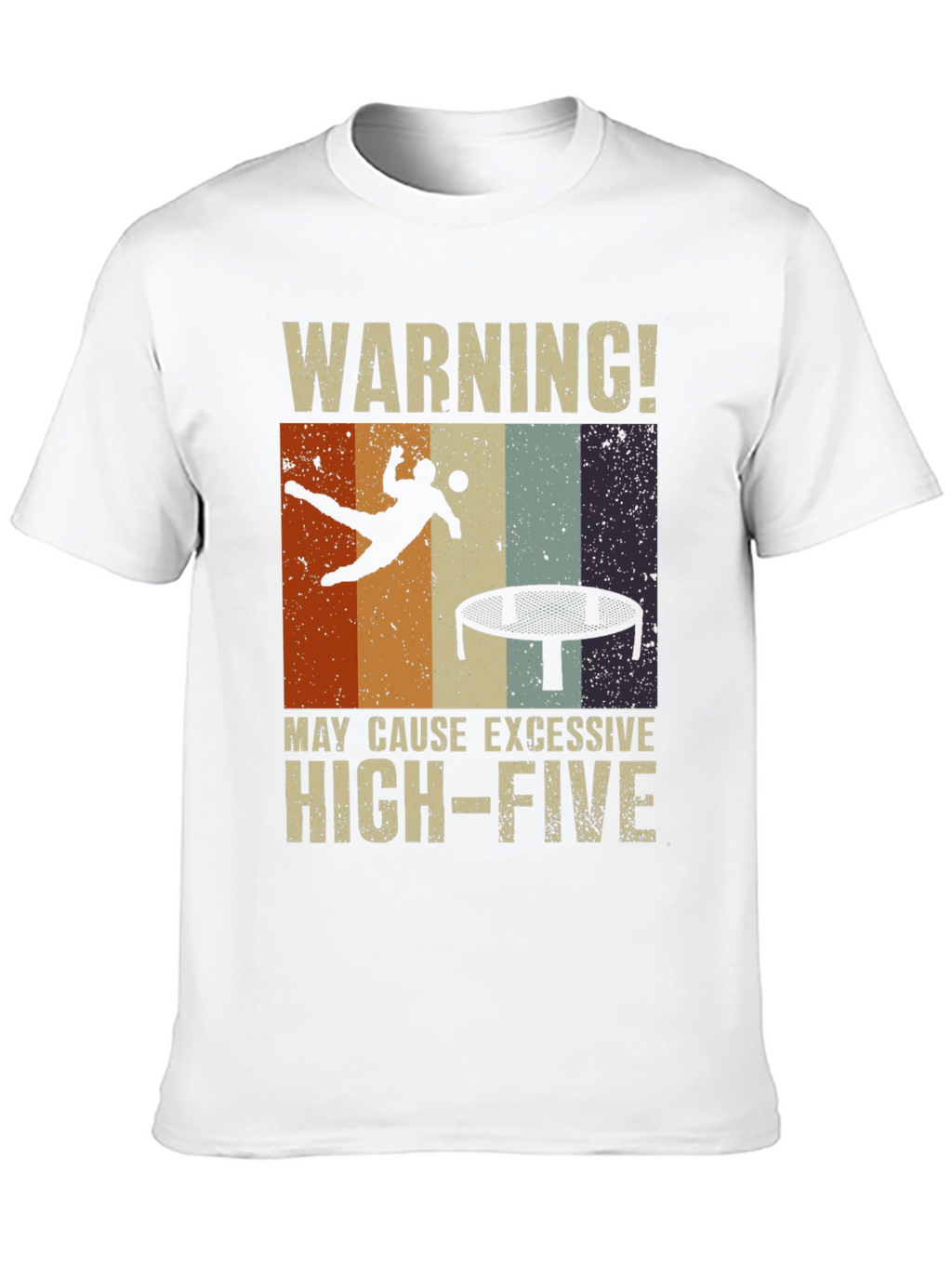 Warning! Excessive High-Five Trampoline T-Shirt