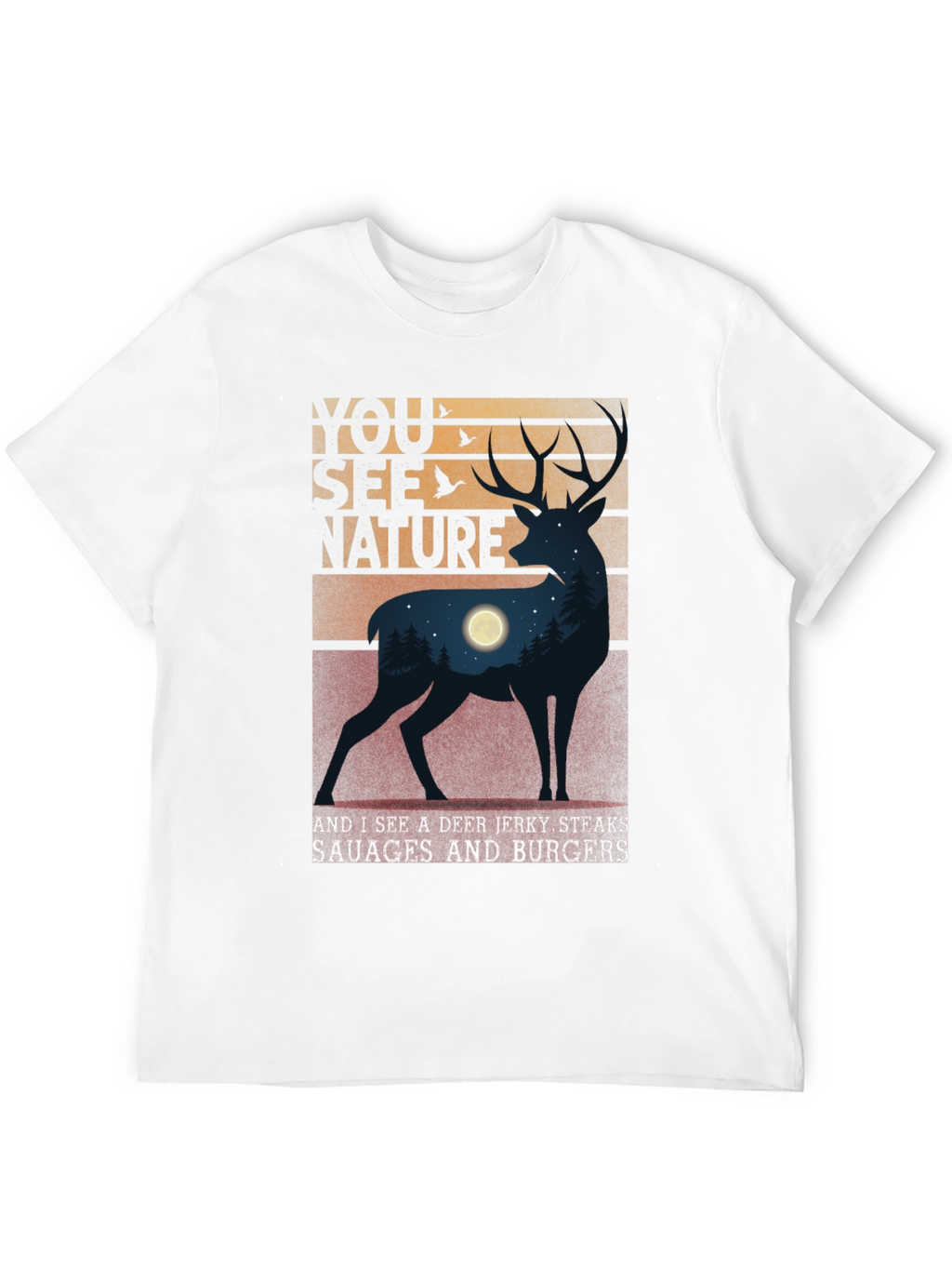You See Nature Deer Graphic Tee