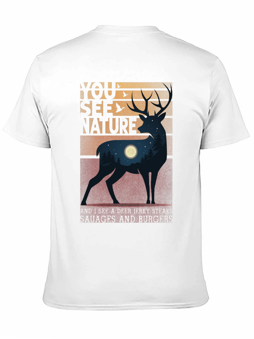 You See Nature Deer Graphic Tee