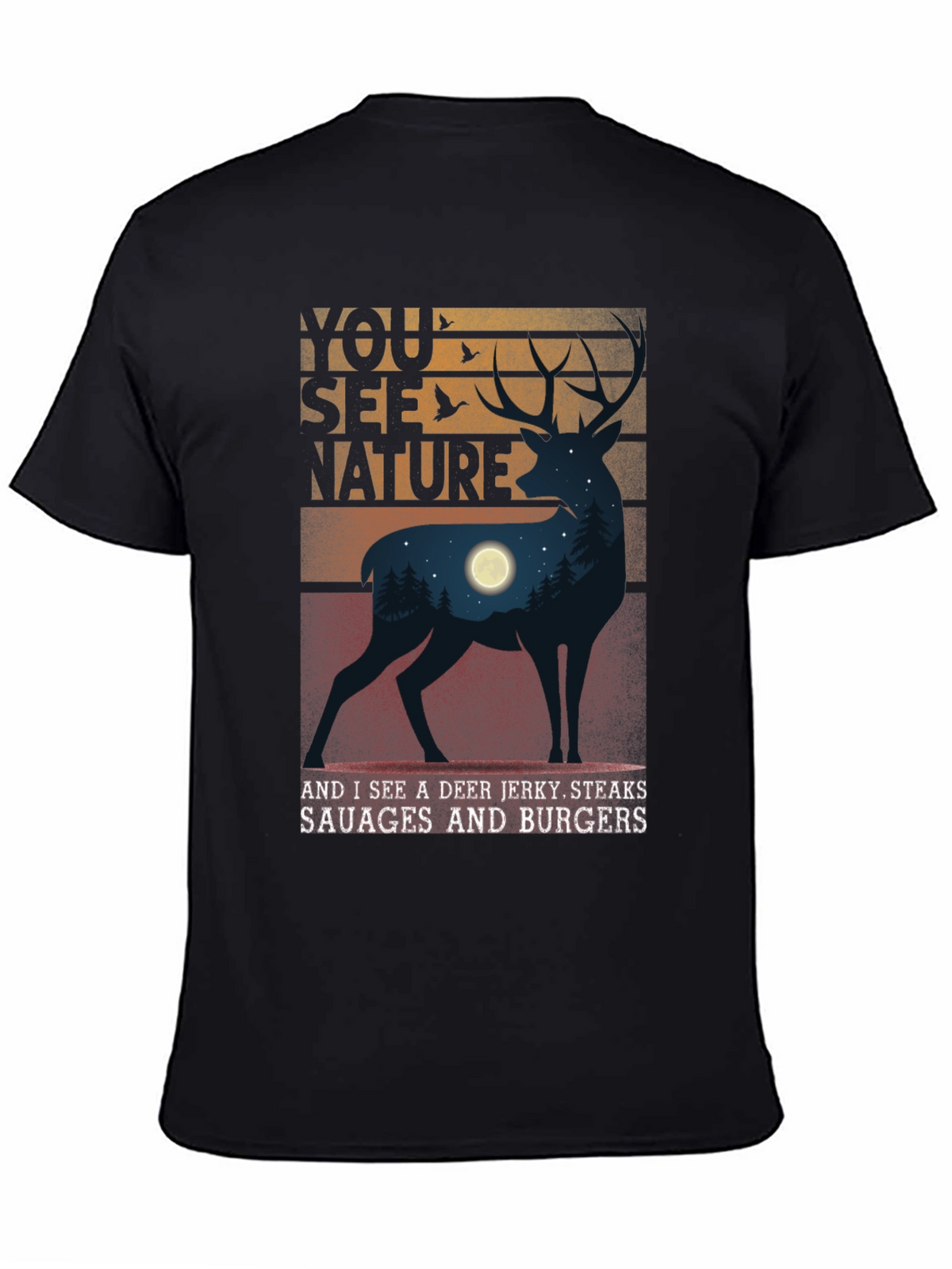 You See Nature Deer Graphic Tee