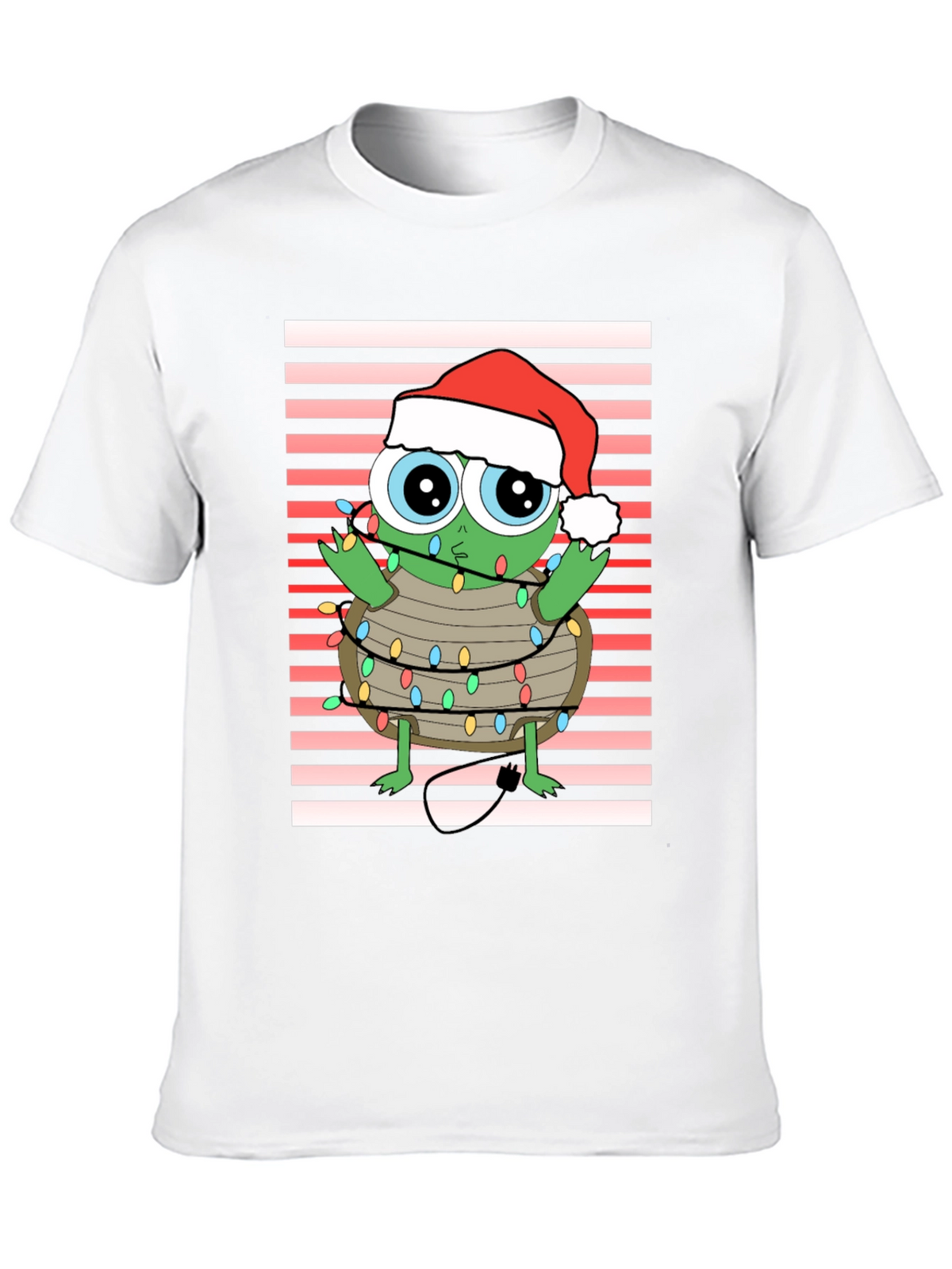 Festive Holiday Turtle Graphic Tee