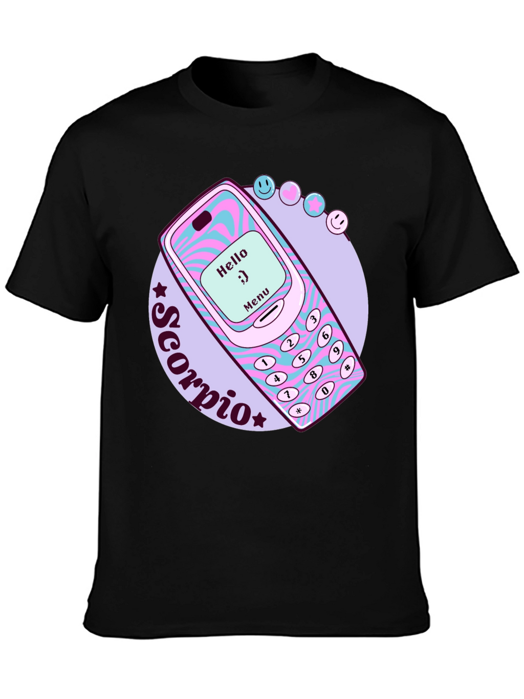 Retro Scorpio Zodiac Sign T-Shirt