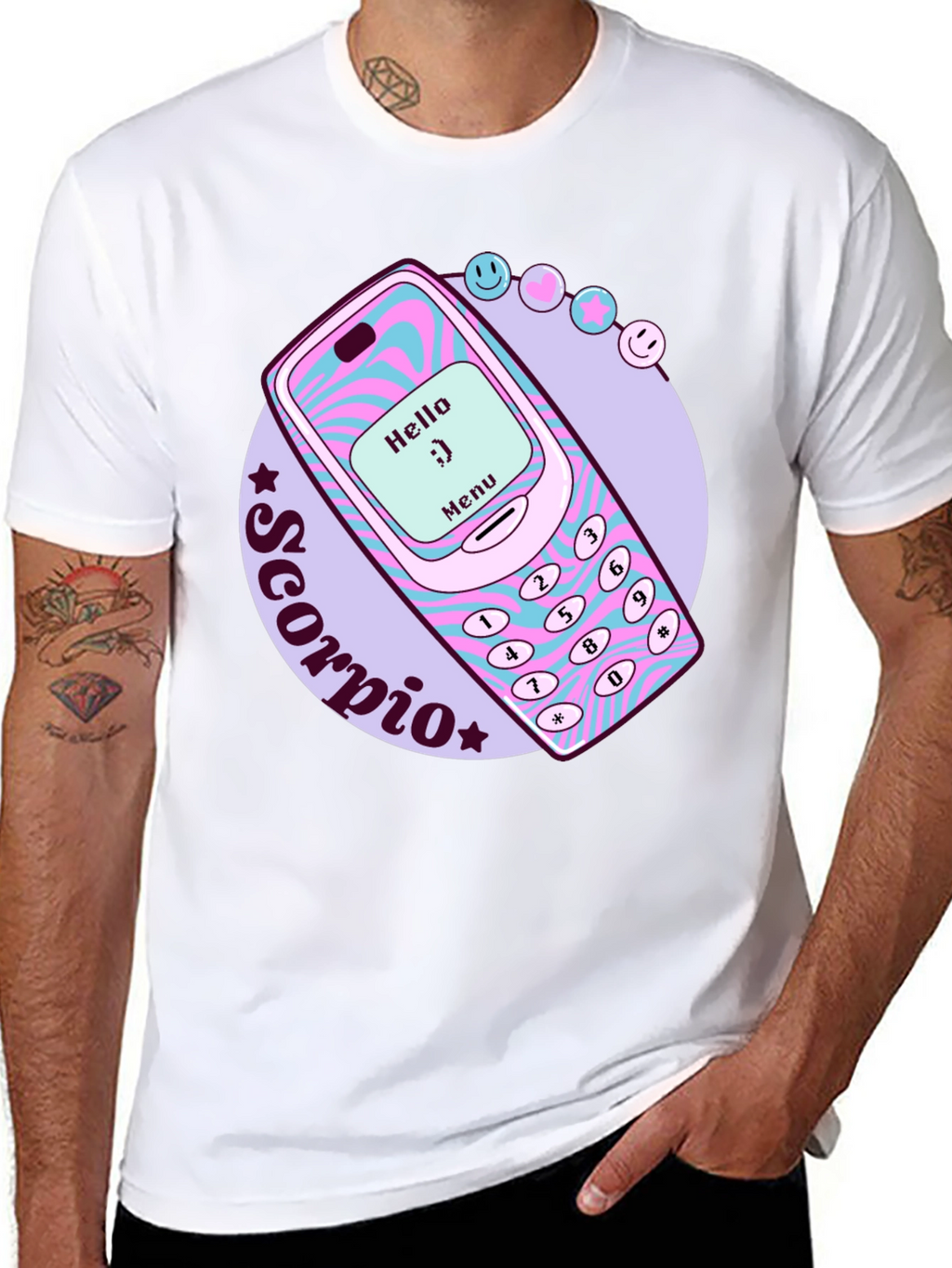 Retro Scorpio Zodiac Sign T-Shirt