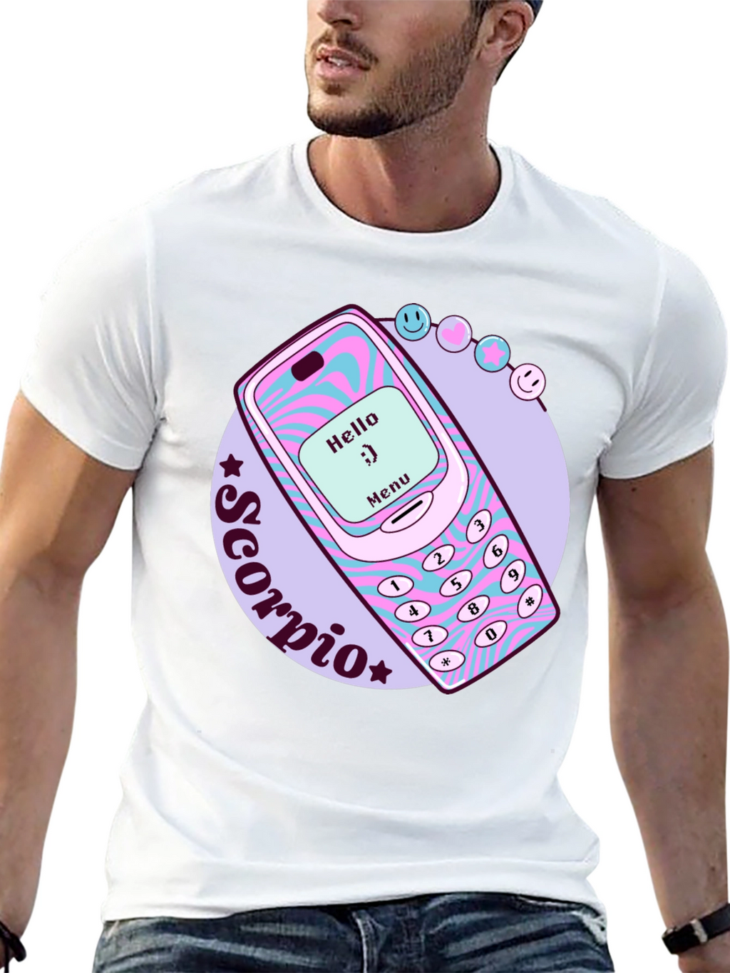 Retro Scorpio Zodiac Sign T-Shirt