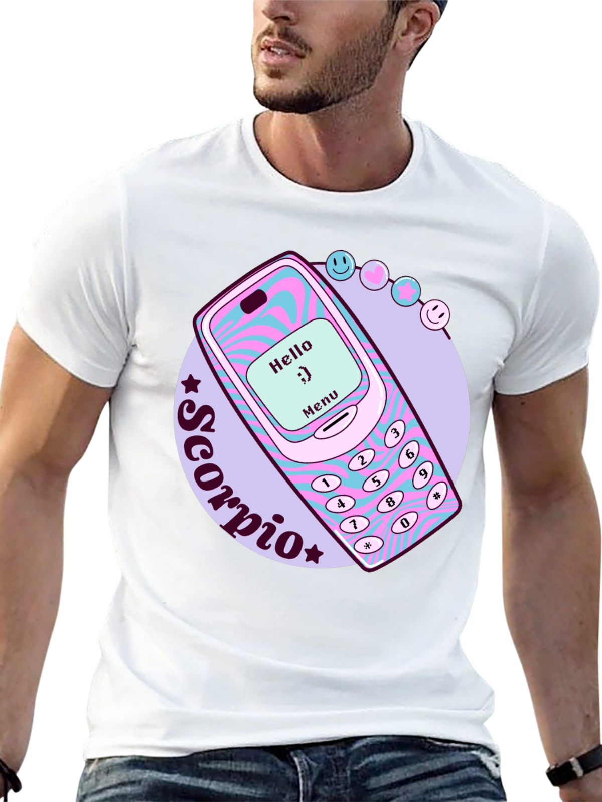Retro Scorpio Zodiac Sign T-Shirt