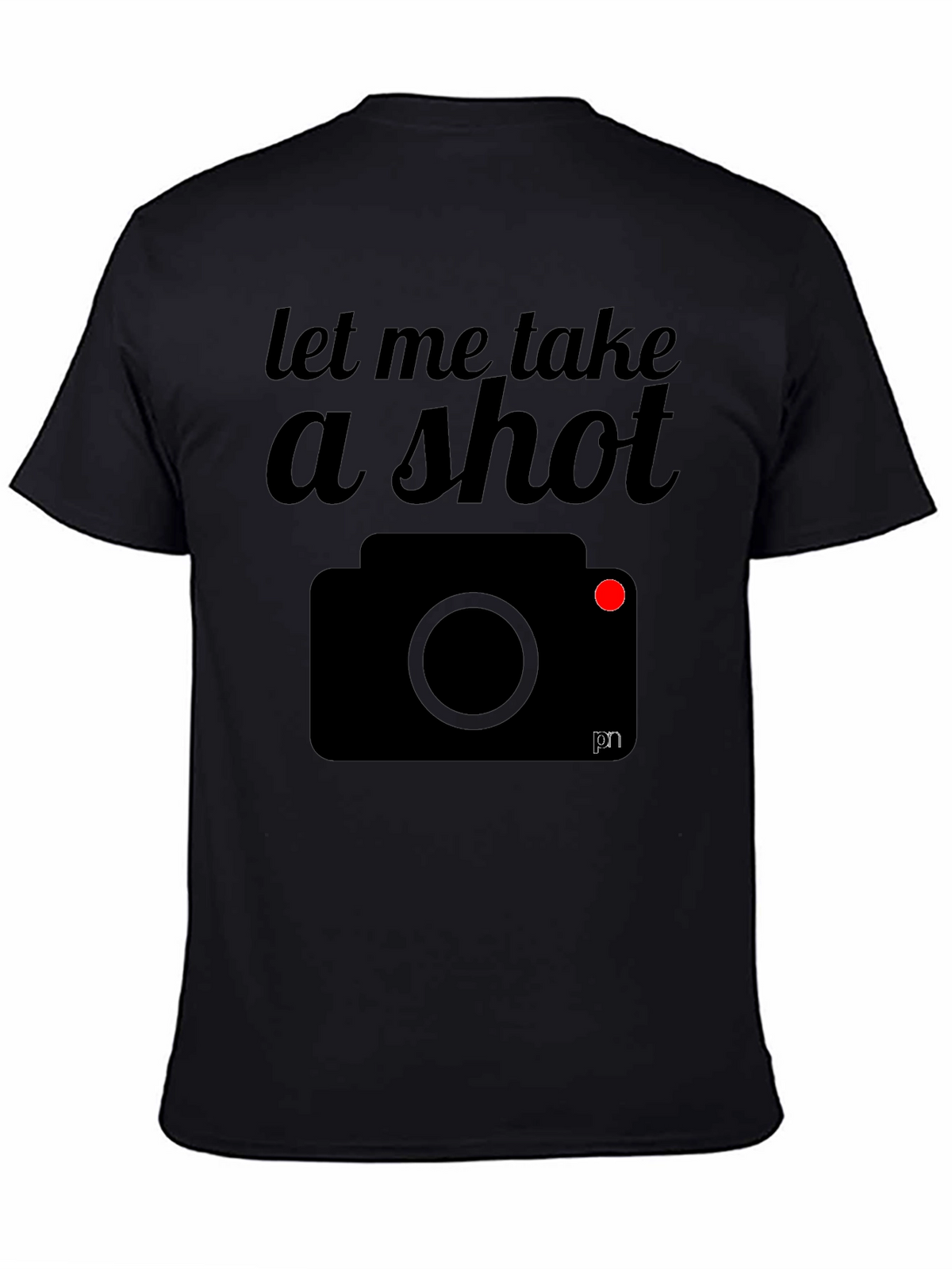 Let Me Take a Shot Camera Graphic T-Shirt