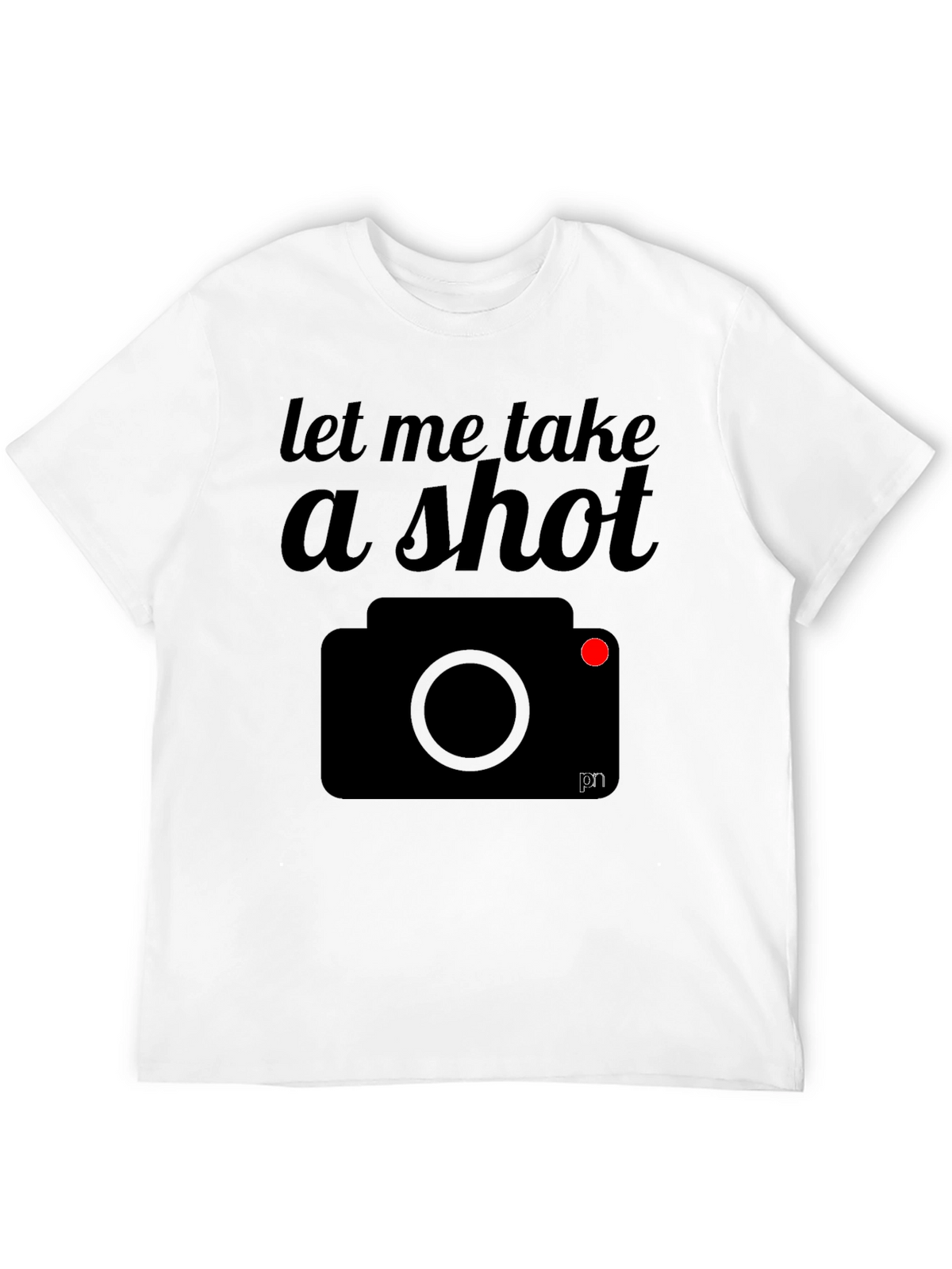 Let Me Take a Shot Camera Graphic T-Shirt