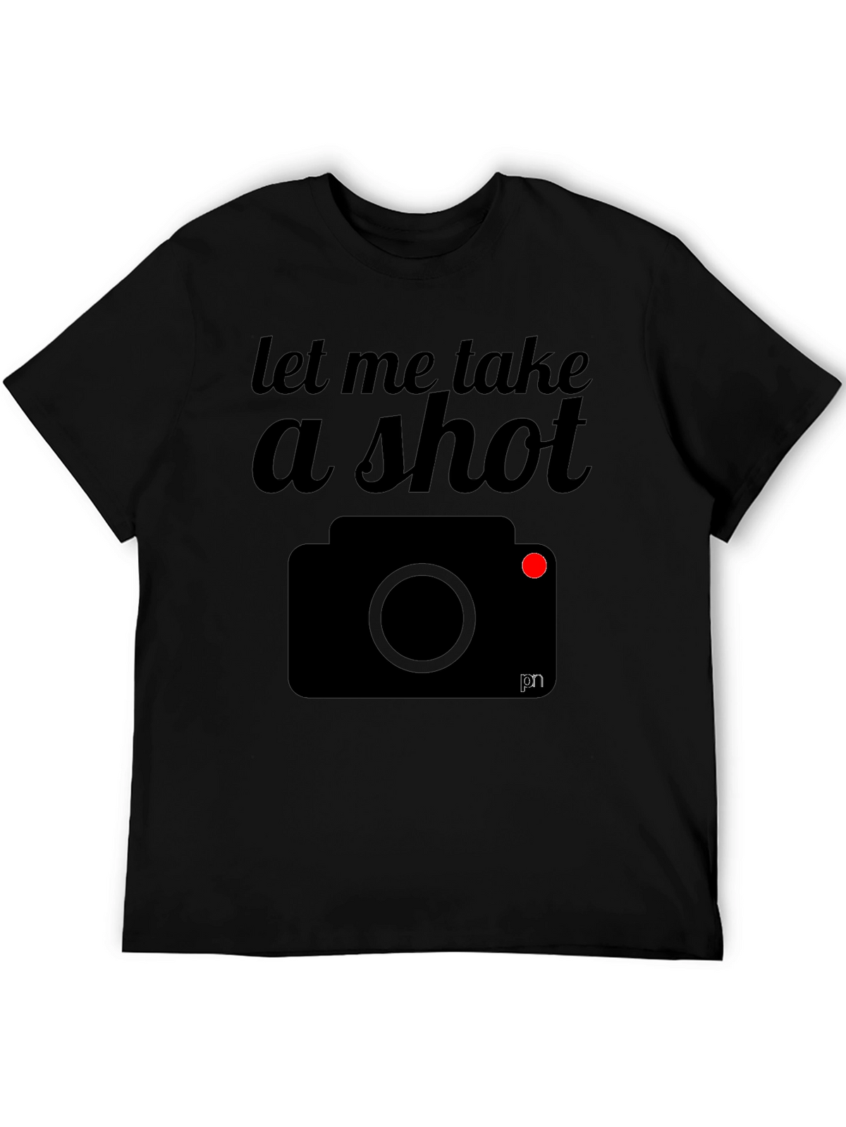 Let Me Take a Shot Camera Graphic T-Shirt