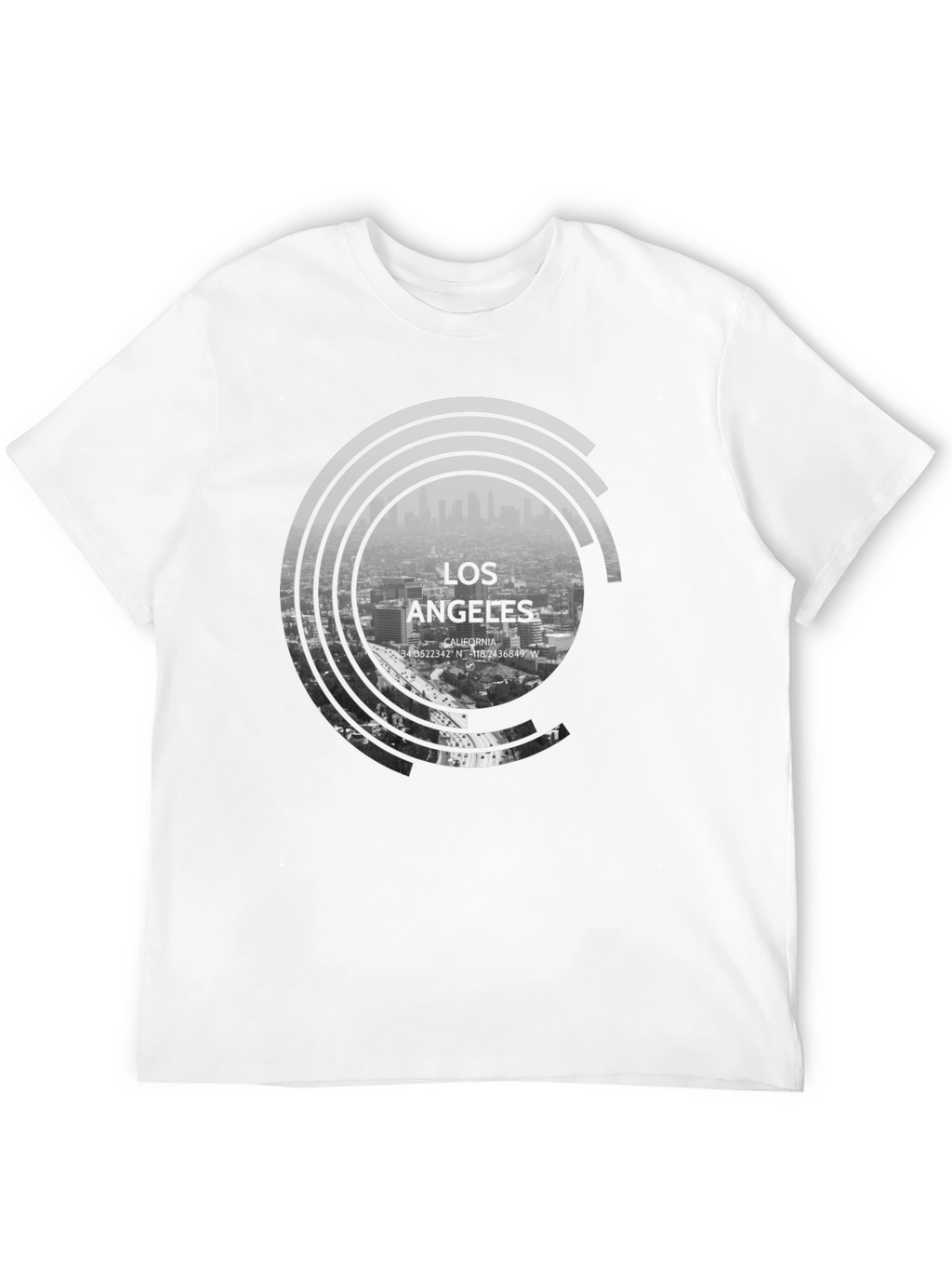 Los Angeles Graphic Tee - Cityscape Design