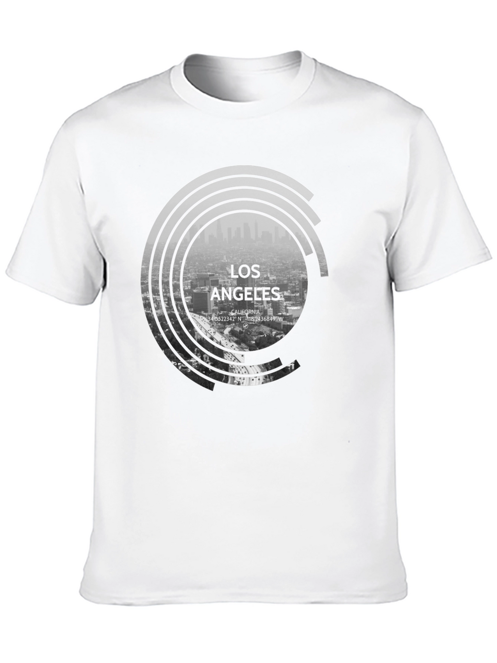 Los Angeles Graphic Tee - Cityscape Design