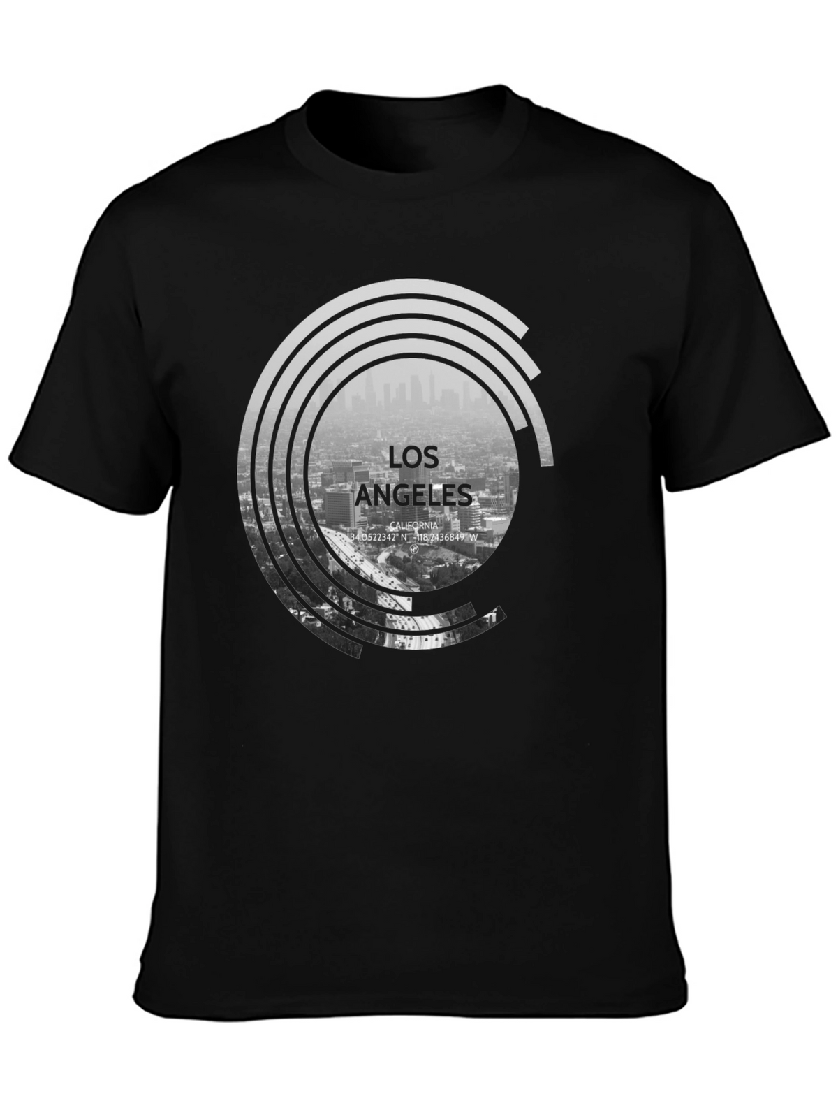 Los Angeles Graphic Tee - Cityscape Design