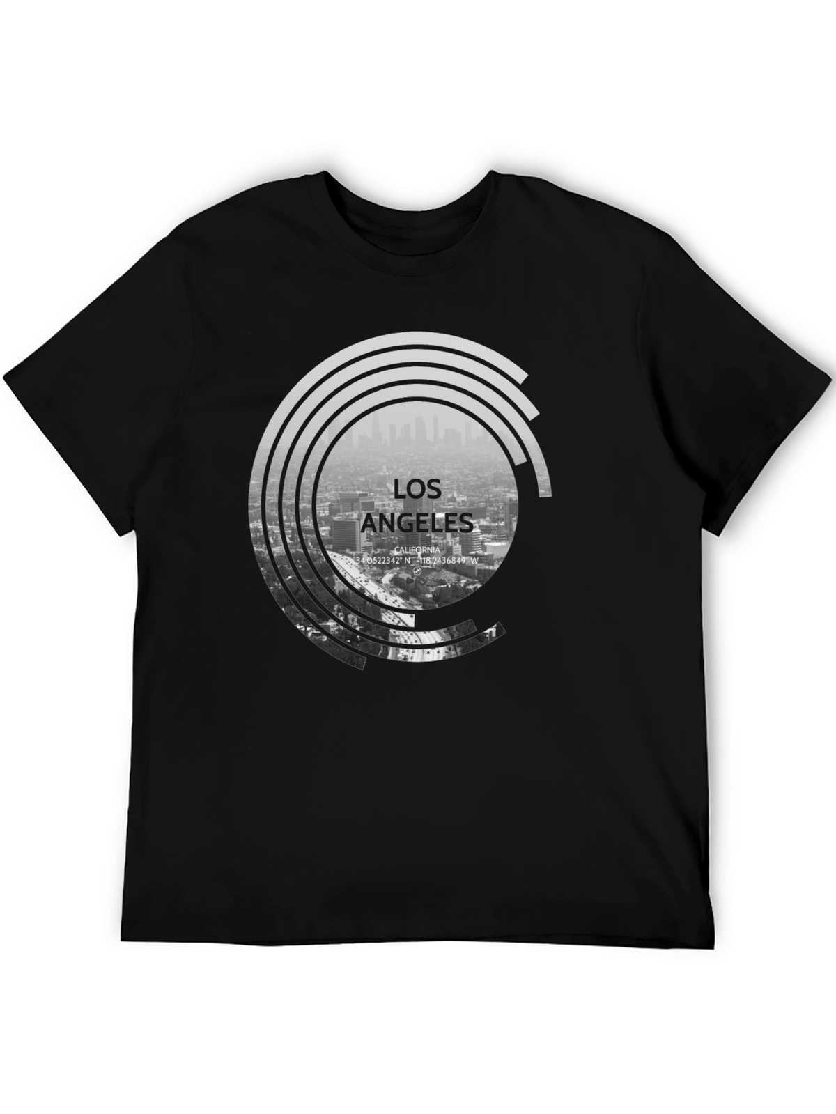 Los Angeles Graphic Tee - Cityscape Design