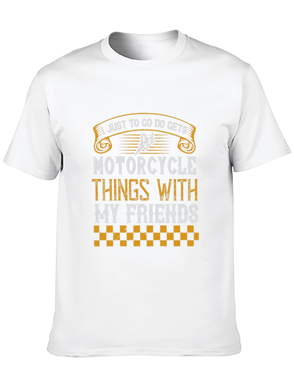 Motorcycle Friends Graphic T-Shirt - Black
