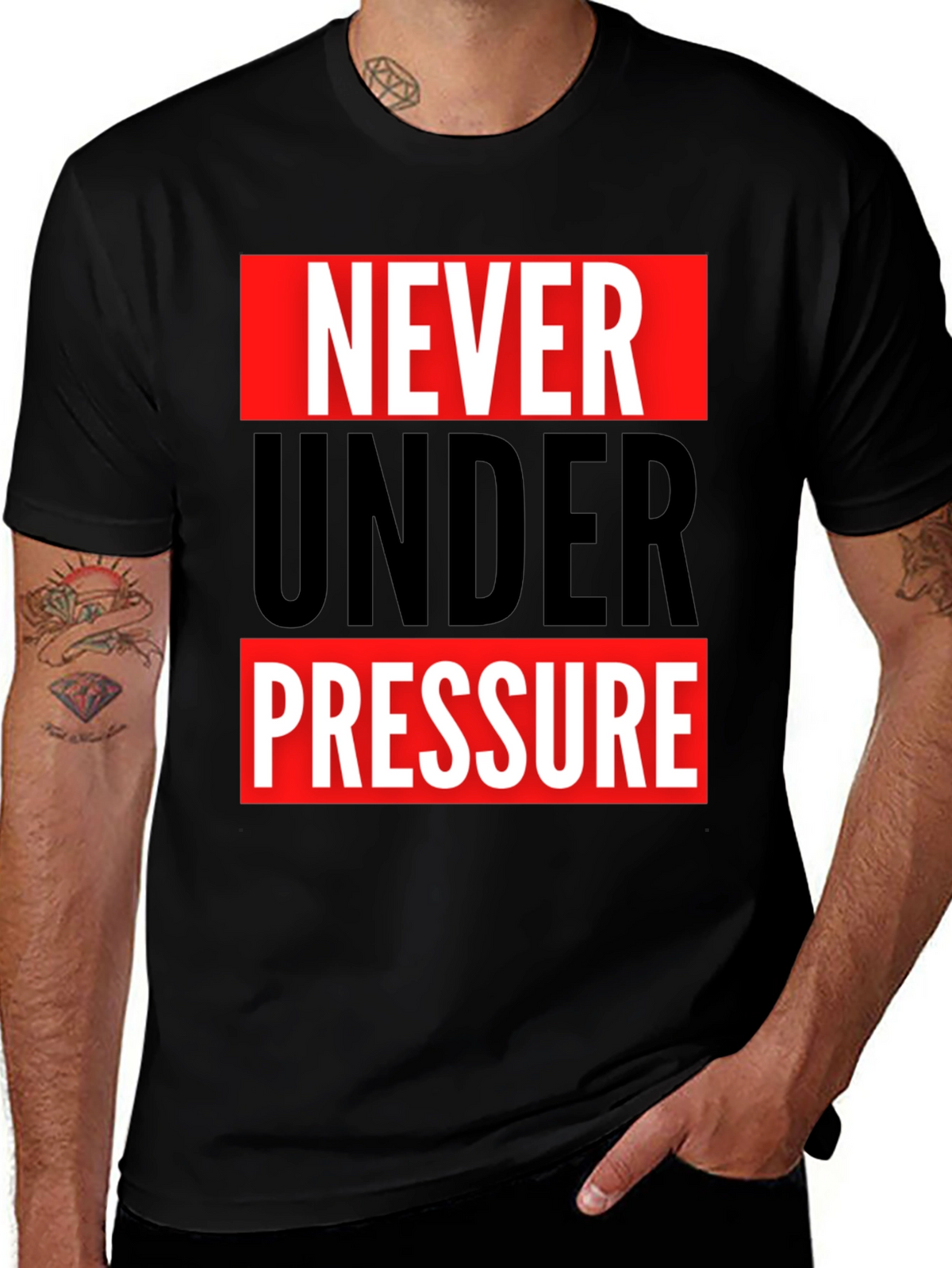 Never Under Pressure Graphic Tee