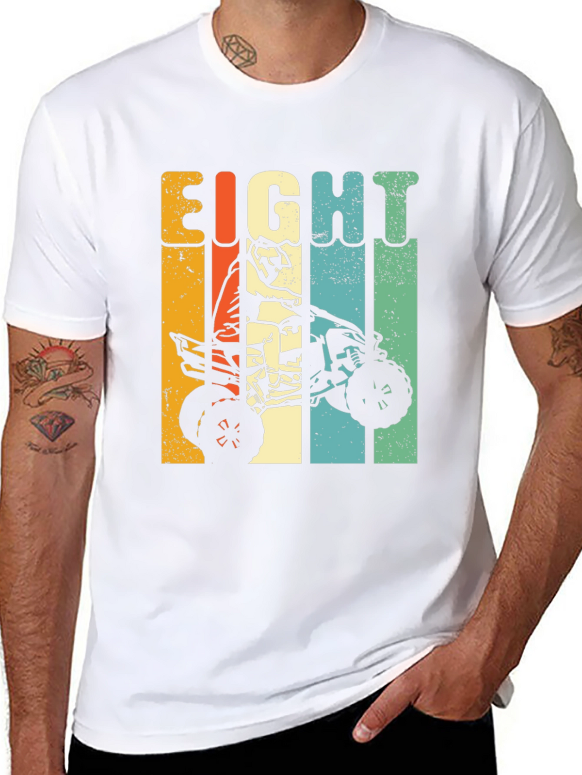 Eight Birthday ATV Rider Kids T-Shirt